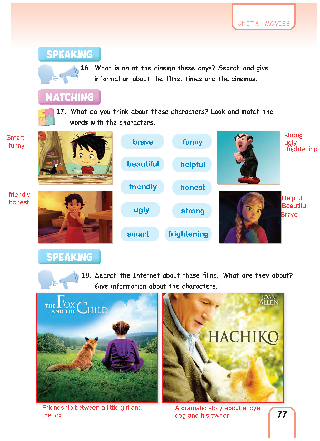 5. Sınıf Pasifik Yayınları İngilizce Ders Kitabı Sayfa 077 Cevapları