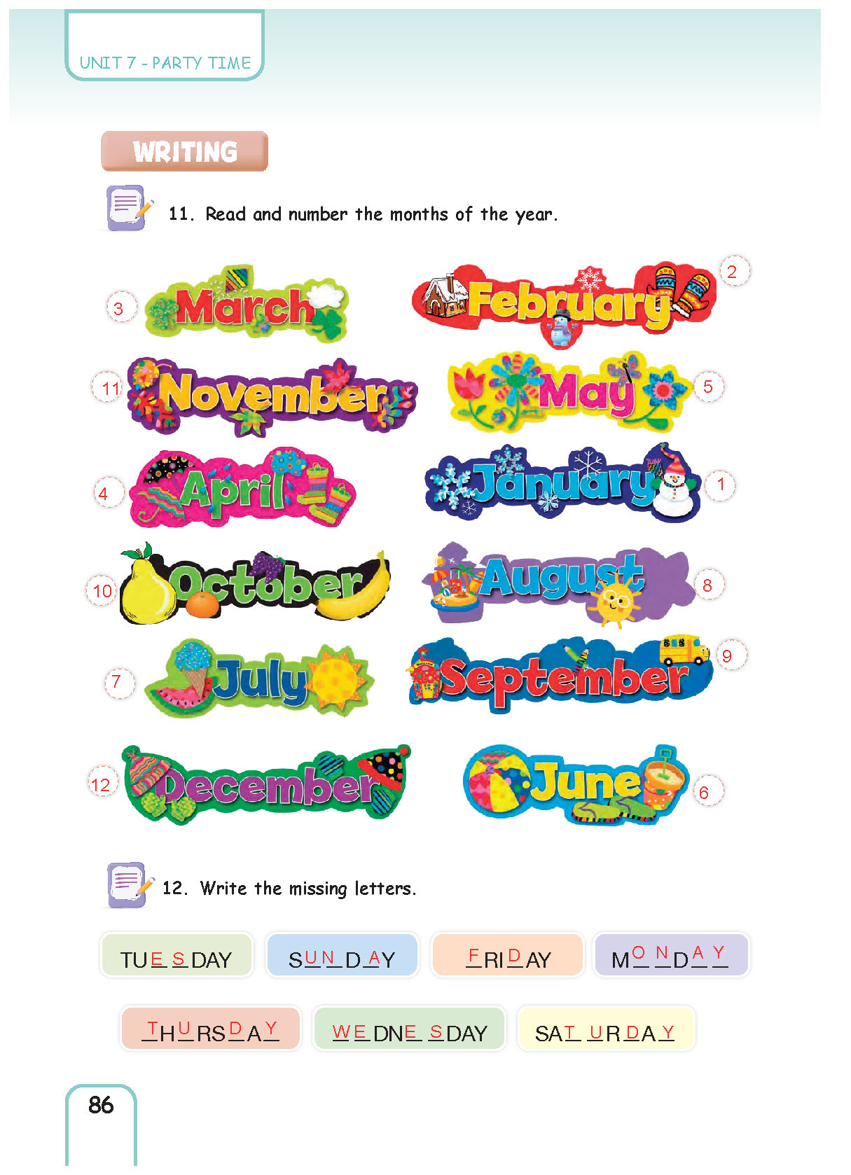 5. Sınıf Pasifik Yayınları İngilizce Ders Kitabı Sayfa 086 Cevapları