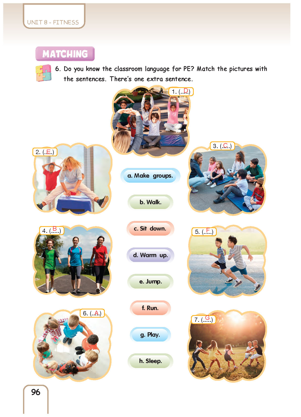 5. Sınıf Pasifik Yayınları İngilizce Ders Kitabı Sayfa 096 Cevapları