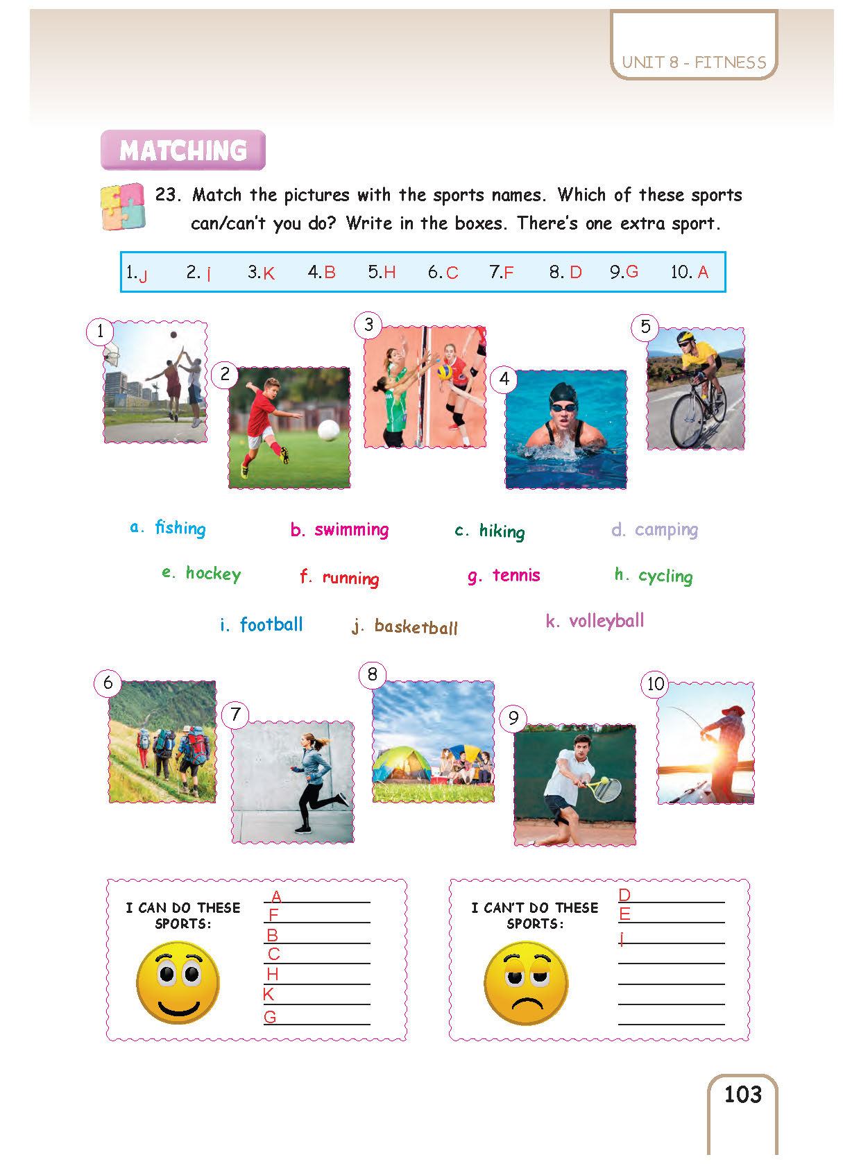 5. Sınıf Pasifik Yayınları İngilizce Ders Kitabı Sayfa 103 Cevapları