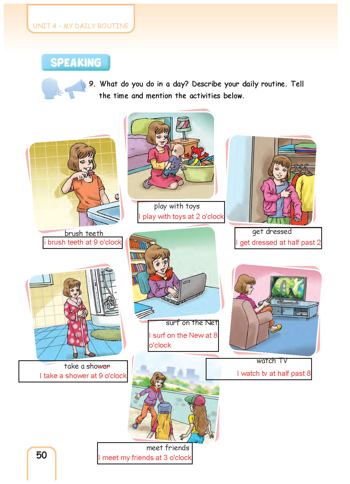 5. Sınıf Pasifik Yayınları İngilizce Ders Kitabı Sayfa 50 Cevapları