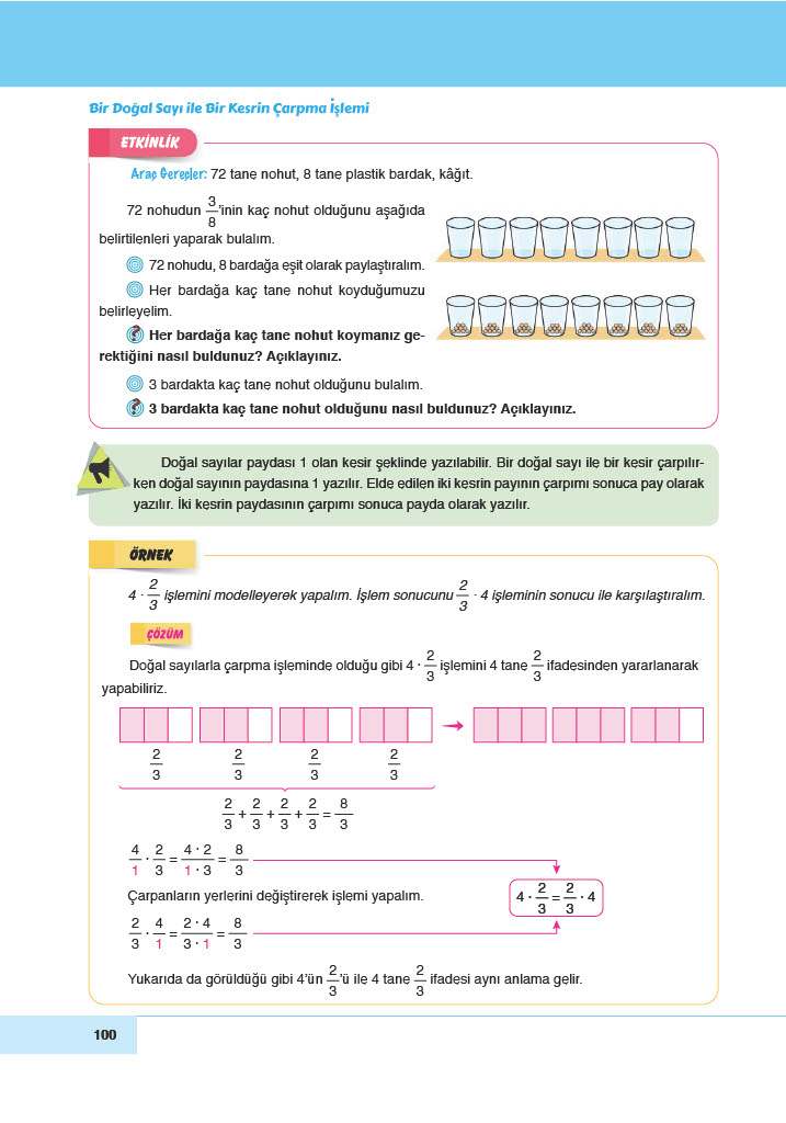 6. Sınıf Doğa Yayınları Matematik Ders Kitabı Sayfa 100 Cevapları 6. Sınıf Doğa Yayınları Matematik Ders Kitabı Sayfa 100 Cevapları