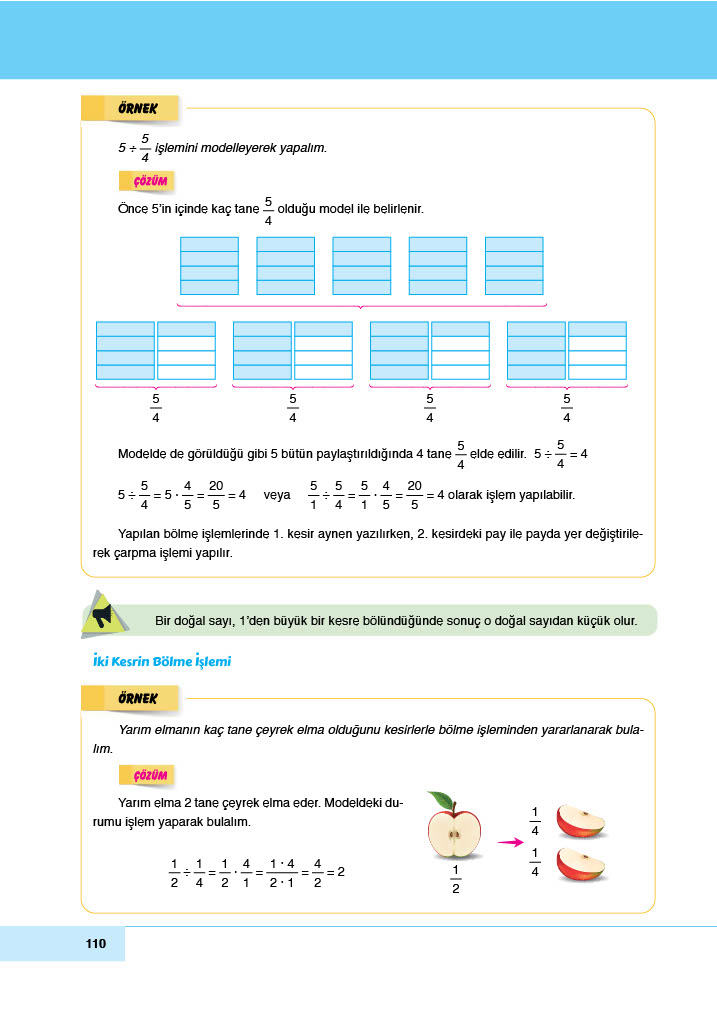 6. Sınıf Doğa Yayınları Matematik Ders Kitabı Sayfa 110 Cevapları 6. Sınıf Doğa Yayınları Matematik Ders Kitabı Sayfa 110 Cevapları