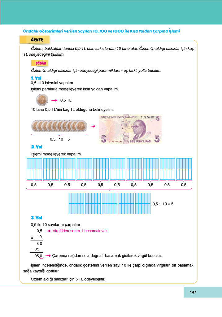 6. Sınıf Doğa Yayınları Matematik Ders Kitabı Sayfa 147 Cevapları 6. Sınıf Doğa Yayınları Matematik Ders Kitabı Sayfa 147 Cevapları