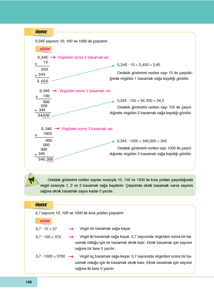 6. Sınıf Doğa Yayınları Matematik Ders Kitabı Sayfa 148 Cevapları 6. Sınıf Doğa Yayınları Matematik Ders Kitabı Sayfa 148 Cevapları