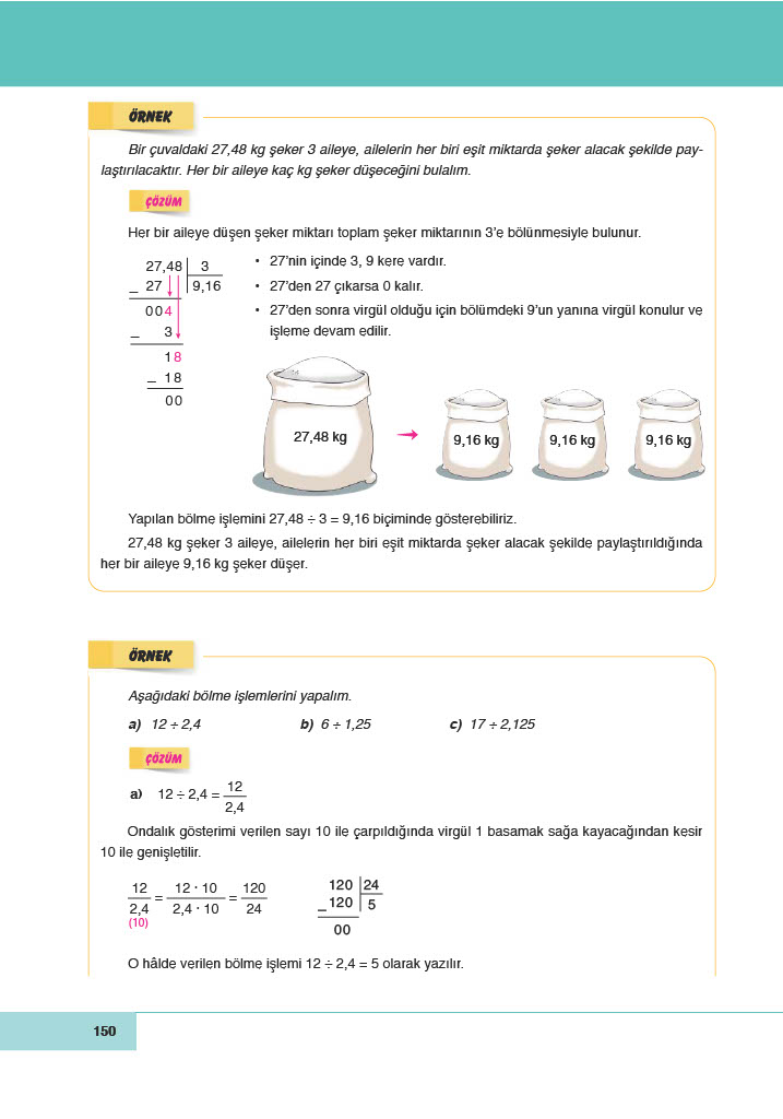 6. Sınıf Doğa Yayınları Matematik Ders Kitabı Sayfa 150 Cevapları 6. Sınıf Doğa Yayınları Matematik Ders Kitabı Sayfa 150 Cevapları