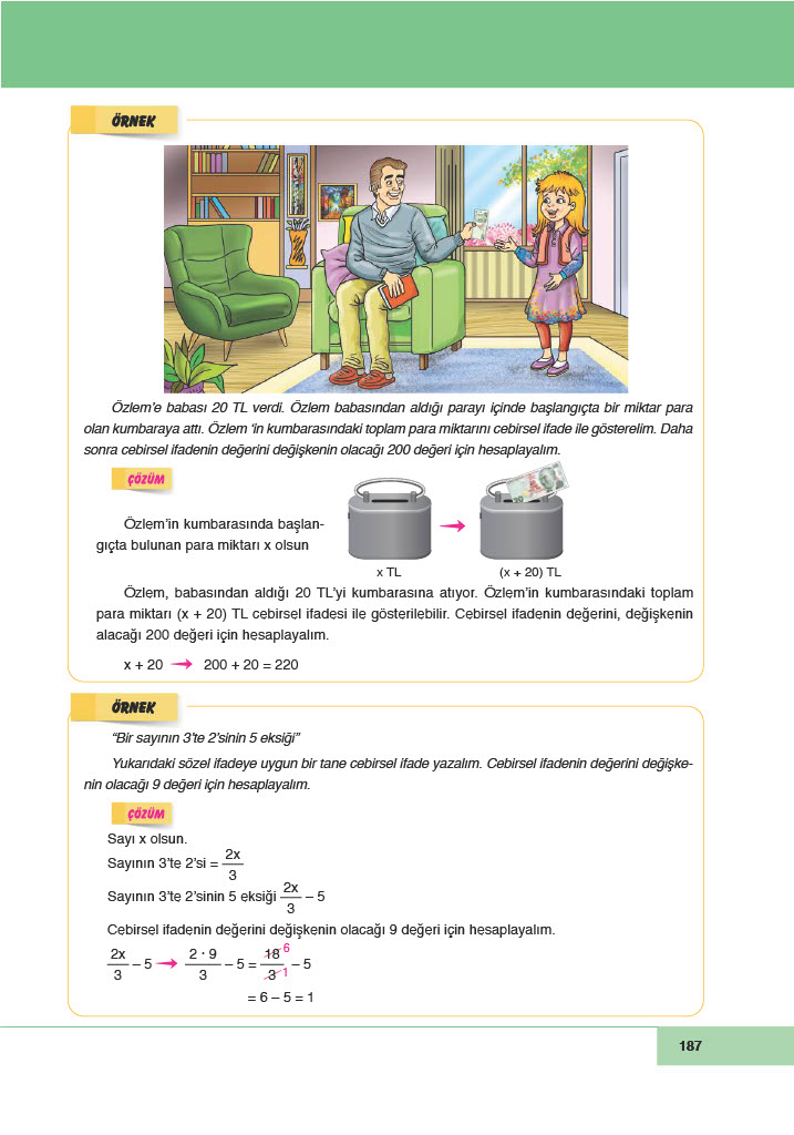 6. Sınıf Doğa Yayınları Matematik Ders Kitabı Sayfa 187 Cevapları 6. Sınıf Doğa Yayınları Matematik Ders Kitabı Sayfa 187 Cevapları