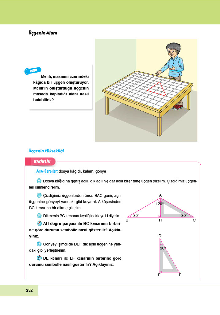 6. Sınıf Doğa Yayınları Matematik Ders Kitabı Sayfa 252 Cevapları 6. Sınıf Doğa Yayınları Matematik Ders Kitabı Sayfa 252 Cevapları