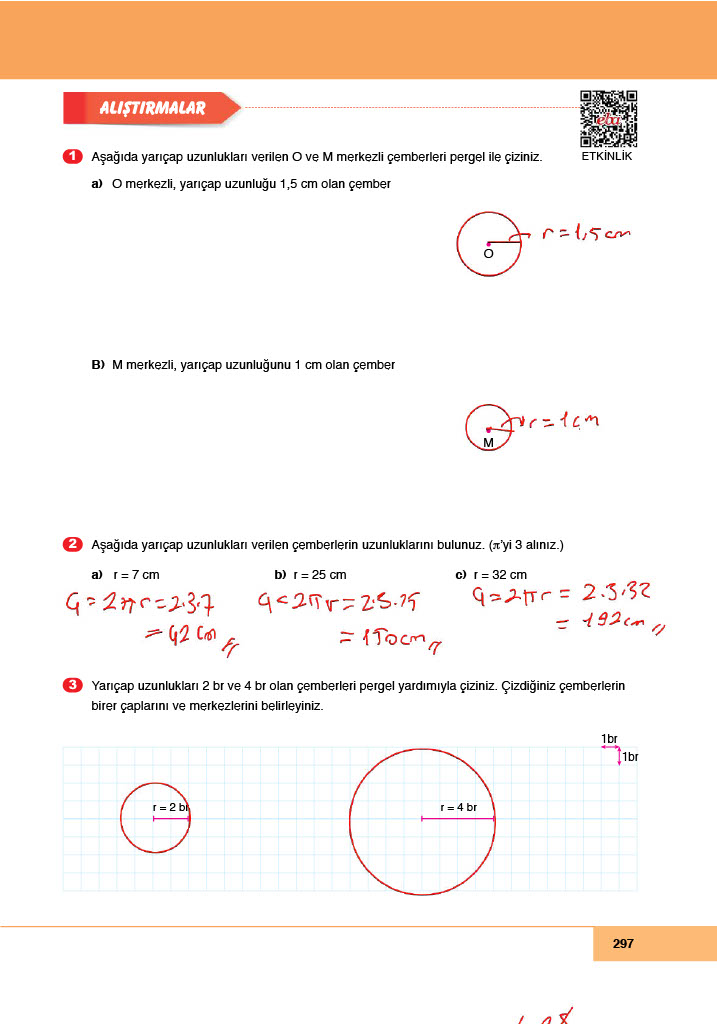 6. Sınıf Doğa Yayınları Matematik Ders Kitabı Sayfa 297 Cevapları 6. Sınıf Doğa Yayınları Matematik Ders Kitabı Sayfa 297 Cevapları