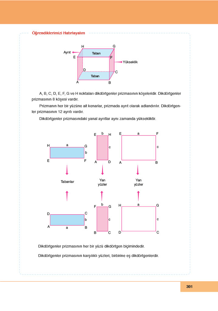 6. Sınıf Doğa Yayınları Matematik Ders Kitabı Sayfa 301 Cevapları 6. Sınıf Doğa Yayınları Matematik Ders Kitabı Sayfa 301 Cevapları