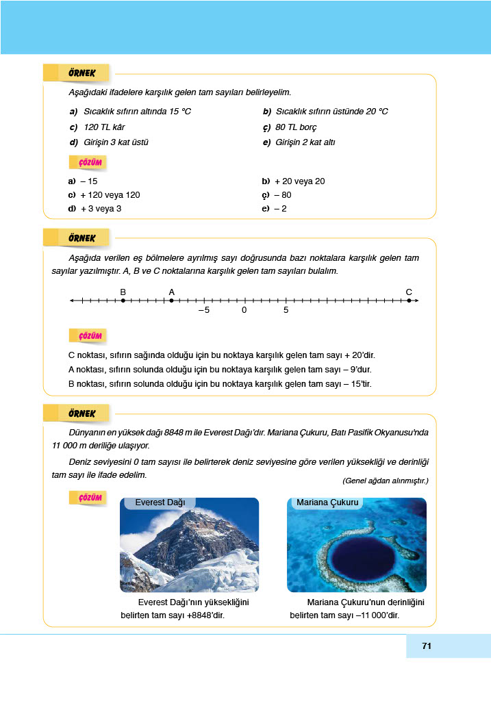 6. Sınıf Doğa Yayınları Matematik Ders Kitabı Sayfa 71 Cevapları 6. Sınıf Doğa Yayınları Matematik Ders Kitabı Sayfa 71 Cevapları