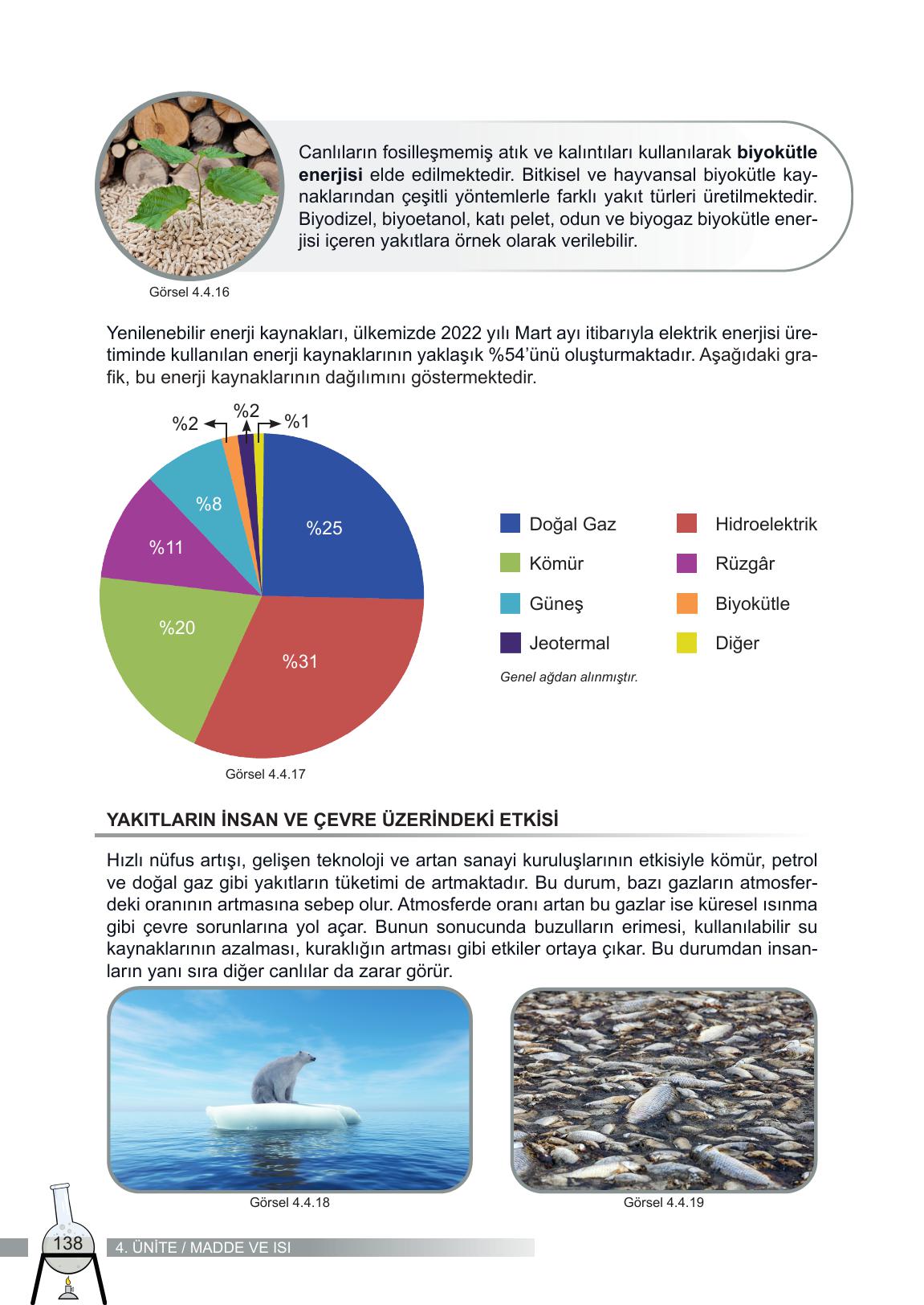 6. Sınıf Meb Yayınları Fen Bilimleri Ders Kitabı Sayfa 138 Cevapları