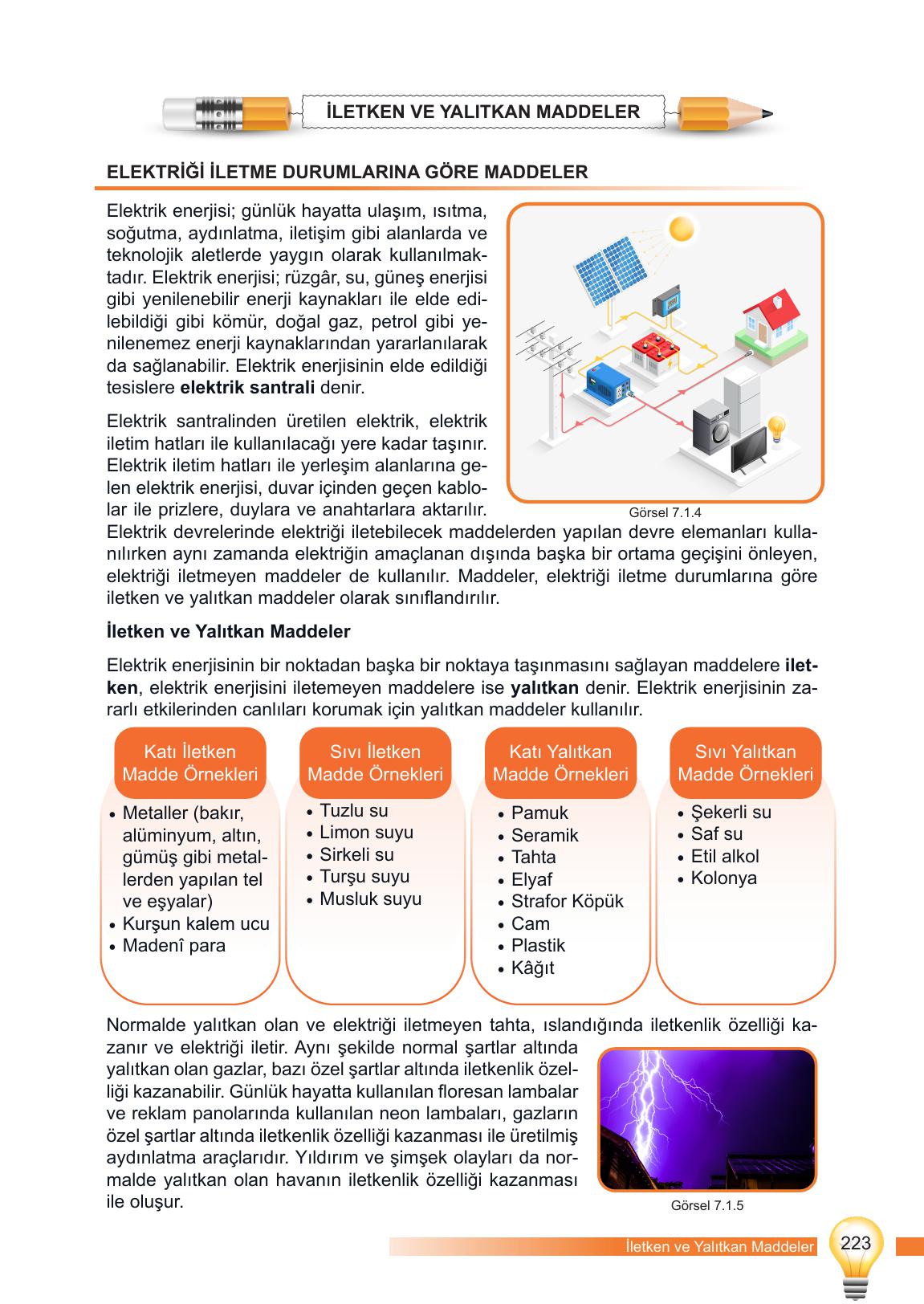 6. Sınıf Meb Yayınları Fen Bilimleri Ders Kitabı Sayfa 223 Cevapları 6. Sınıf Meb Yayınları Fen Bilimleri Ders Kitabı Sayfa 223 Cevapları
