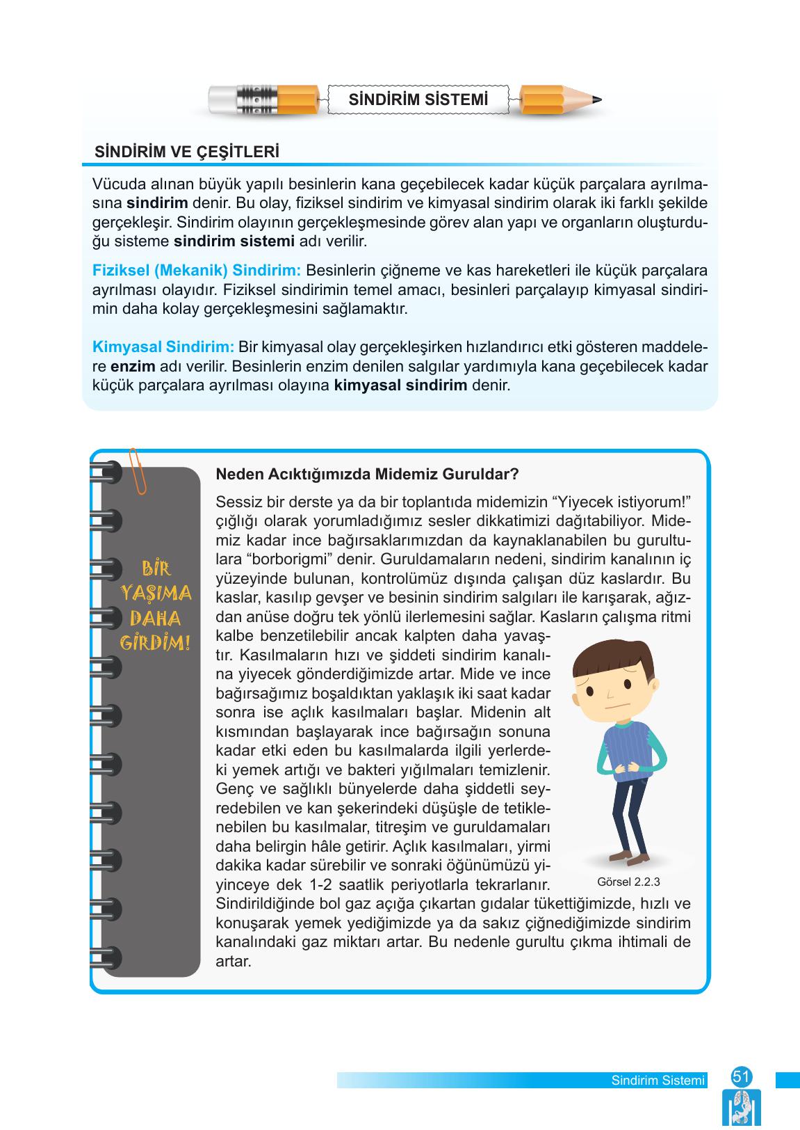 6. Sınıf Meb Yayınları Fen Bilimleri Ders Kitabı Sayfa 51 Cevapları