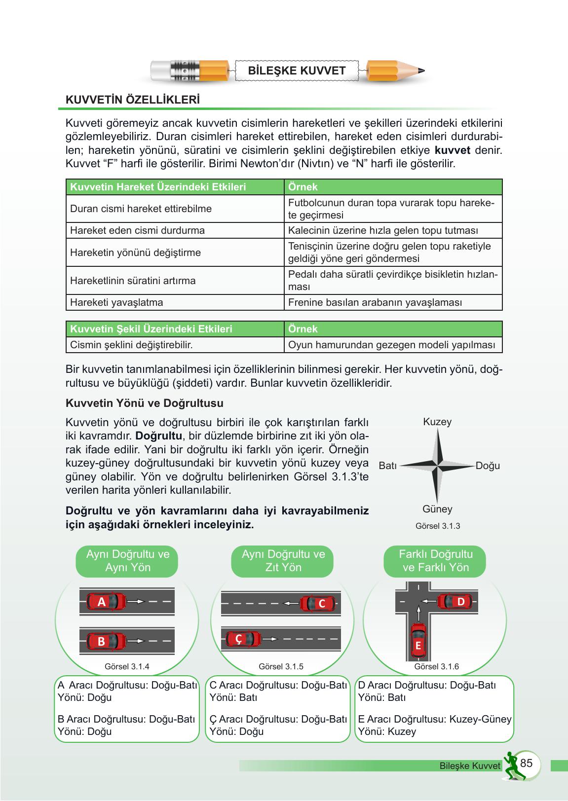 6. Sınıf Meb Yayınları Fen Bilimleri Ders Kitabı Sayfa 85 Cevapları