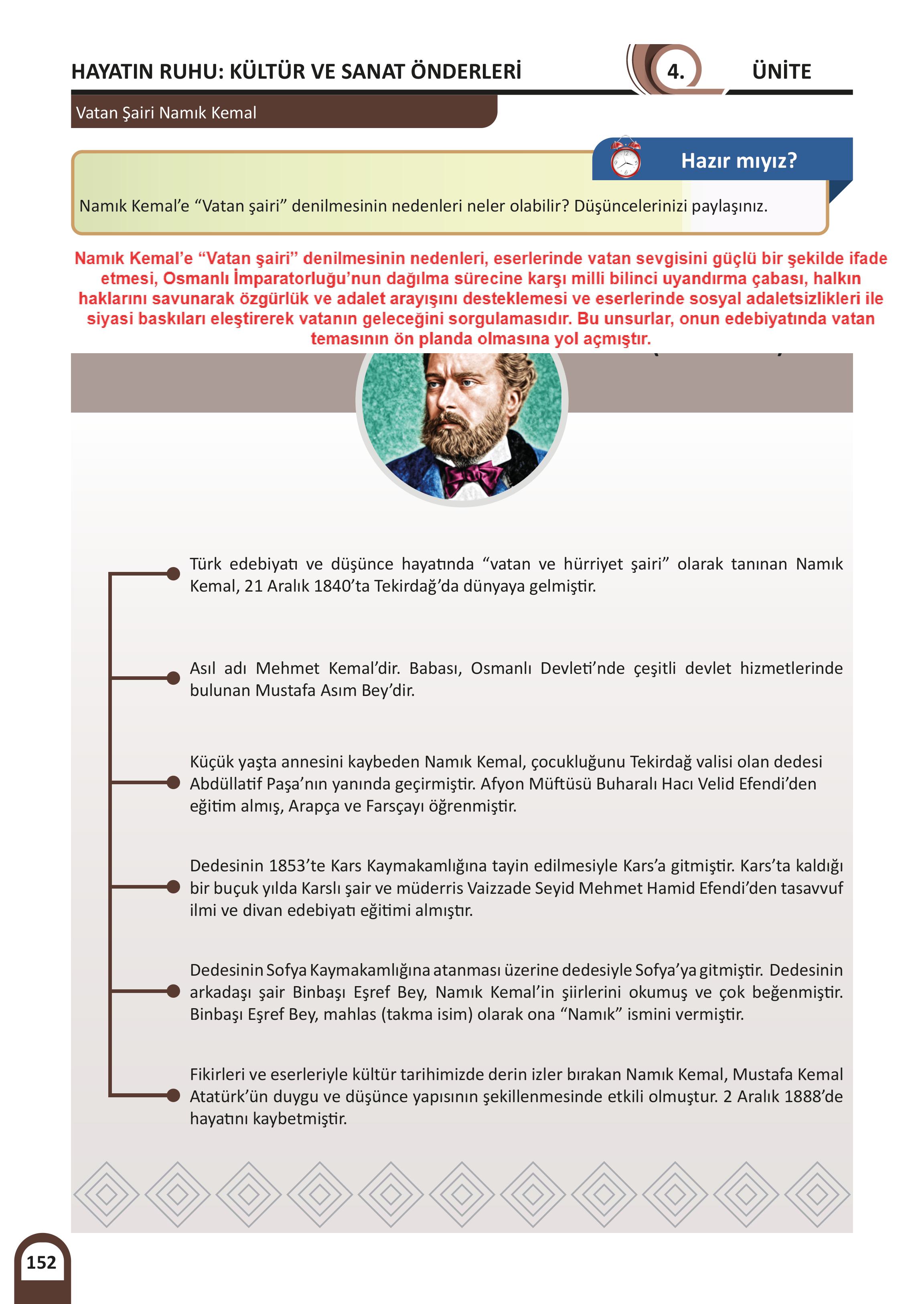 6. Sınıf Meb Yayınları Kültür Ve Medeniyetimize Yön Verenler Ders Kitabı Sayfa 153 Cevapları