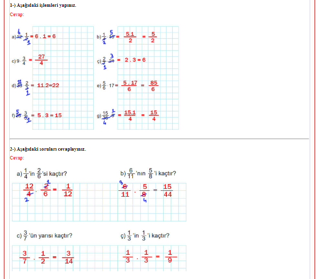 6. Sınıf Meb Yayınları Matematik Ders Kitabı Sayfa 103 Cevapları 6. Sınıf Meb Yayınları Matematik Ders Kitabı Sayfa 103 Cevapları
