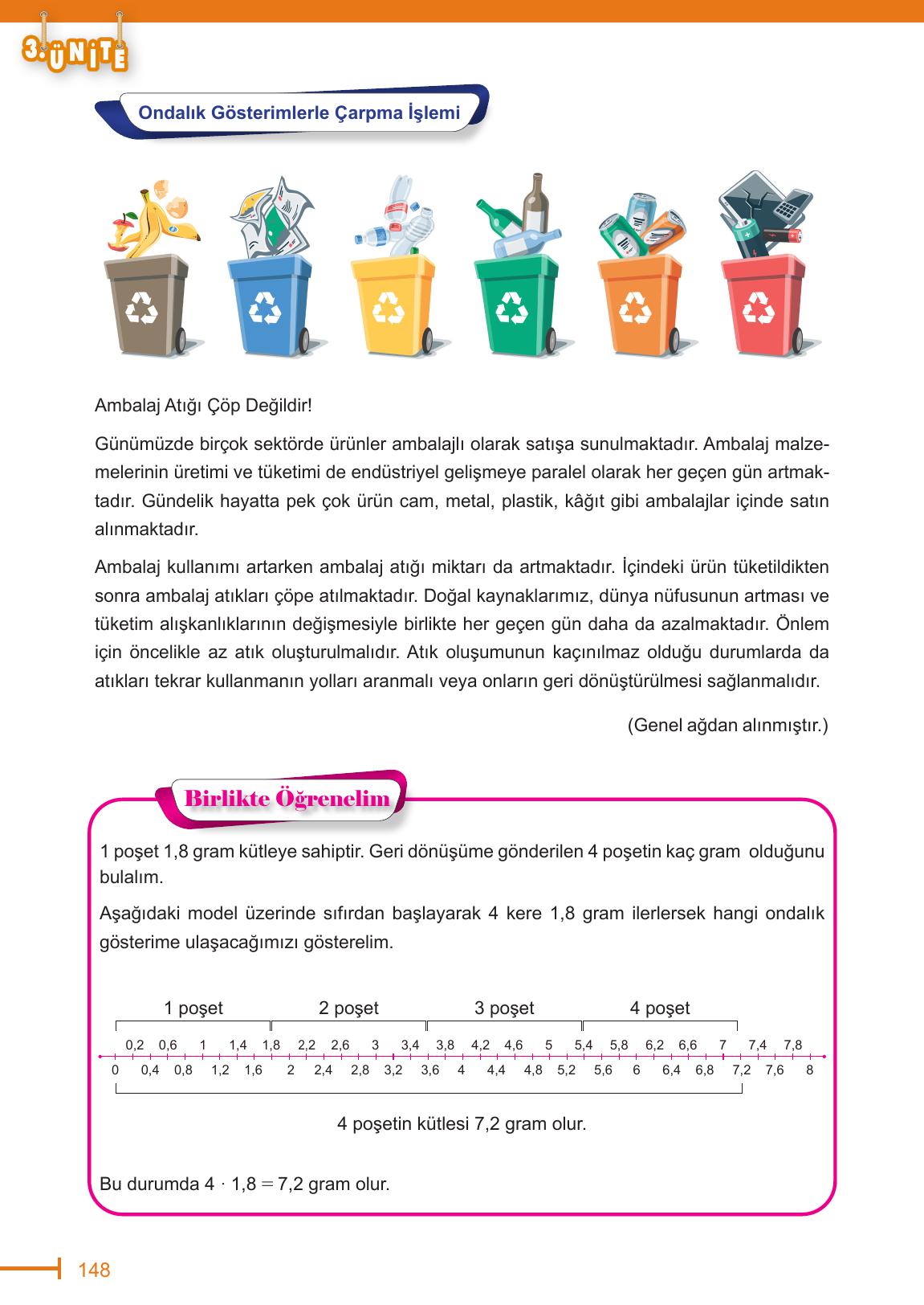 6. Sınıf Meb Yayınları Matematik Ders Kitabı Sayfa 148 Cevapları