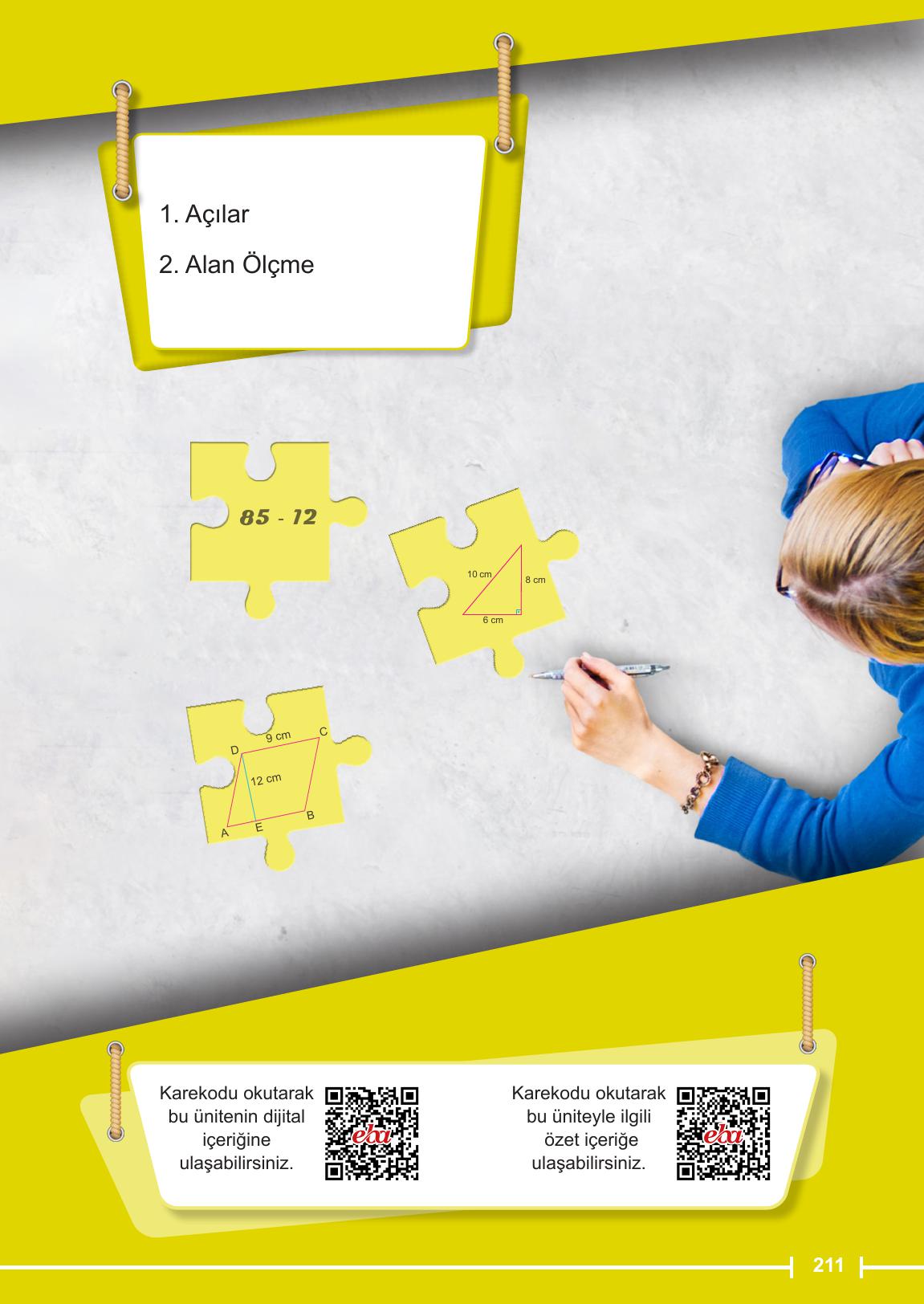 6. Sınıf Meb Yayınları Matematik Ders Kitabı Sayfa 211 Cevapları