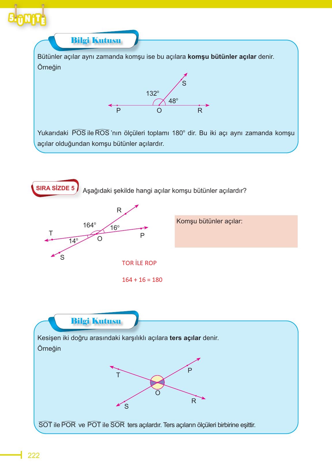 6. Sınıf Meb Yayınları Matematik Ders Kitabı Sayfa 222 Cevapları