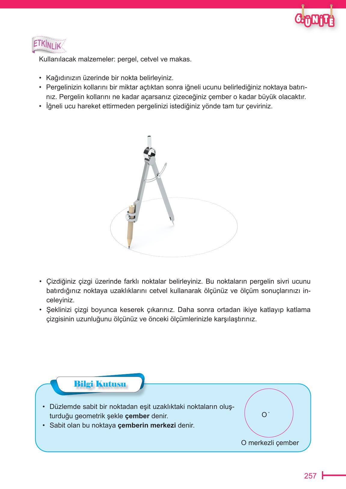6. Sınıf Meb Yayınları Matematik Ders Kitabı Sayfa 257 Cevapları