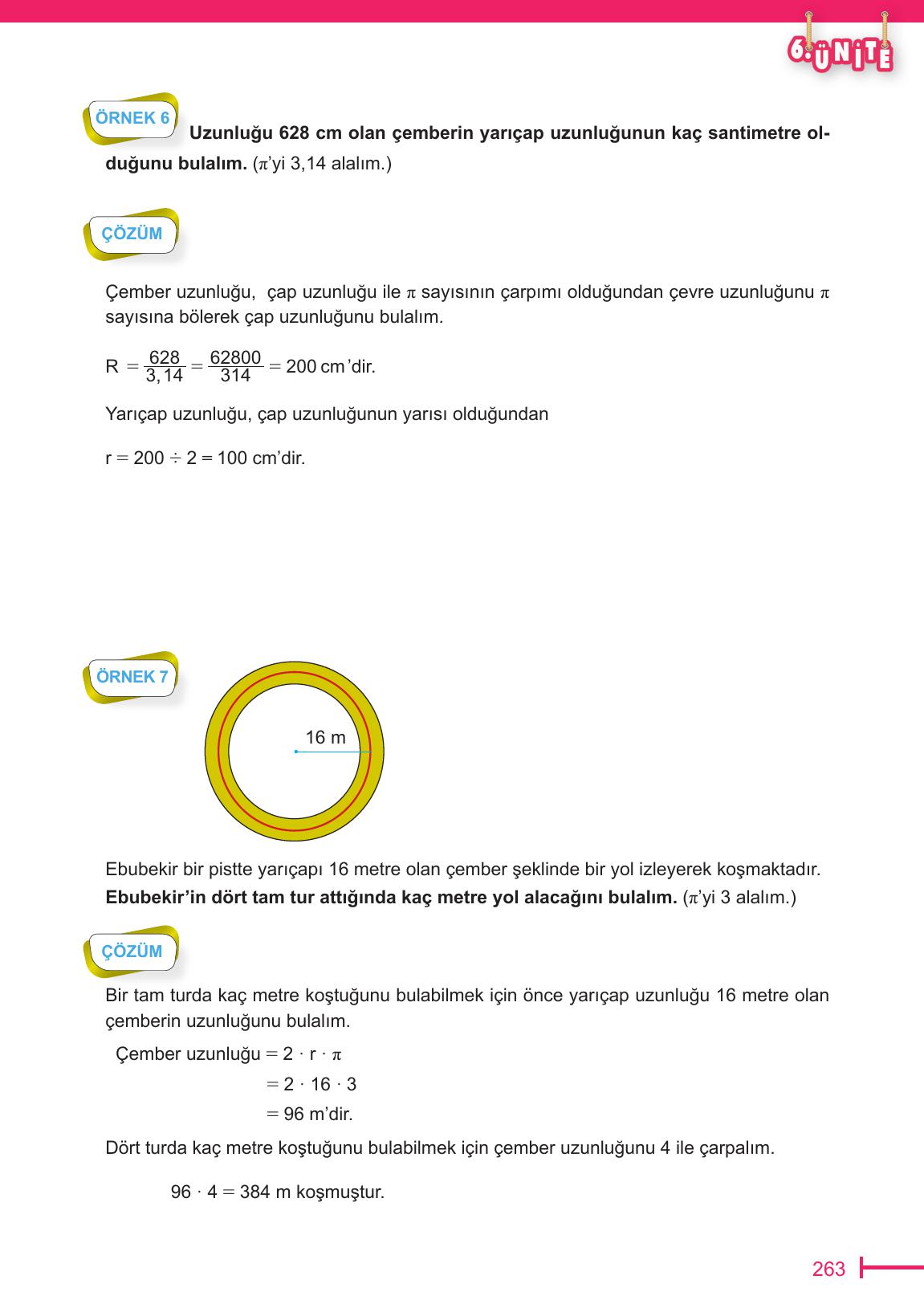 6. Sınıf Meb Yayınları Matematik Ders Kitabı Sayfa 263 Cevapları
