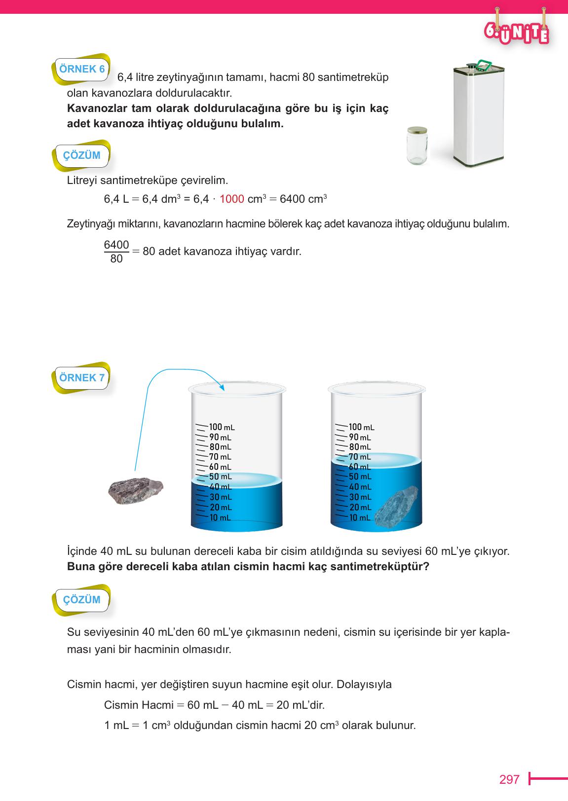 6. Sınıf Meb Yayınları Matematik Ders Kitabı Sayfa 297 Cevapları