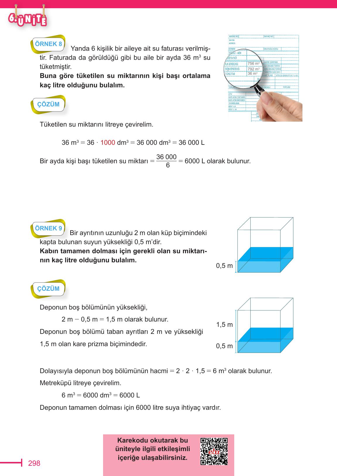 6. Sınıf Meb Yayınları Matematik Ders Kitabı Sayfa 298 Cevapları
