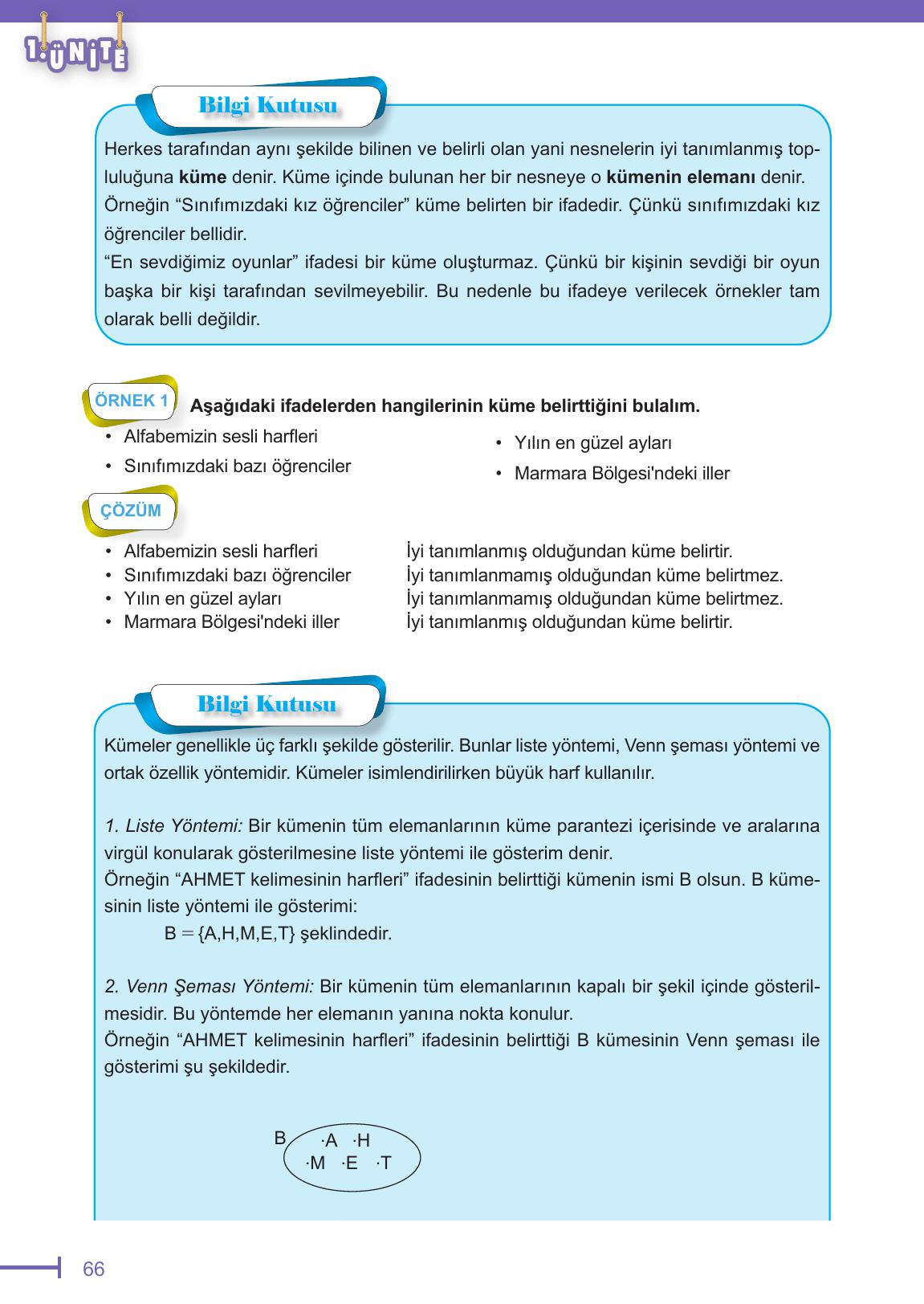 6. Sınıf Meb Yayınları Matematik Ders Kitabı Sayfa 66 Cevapları