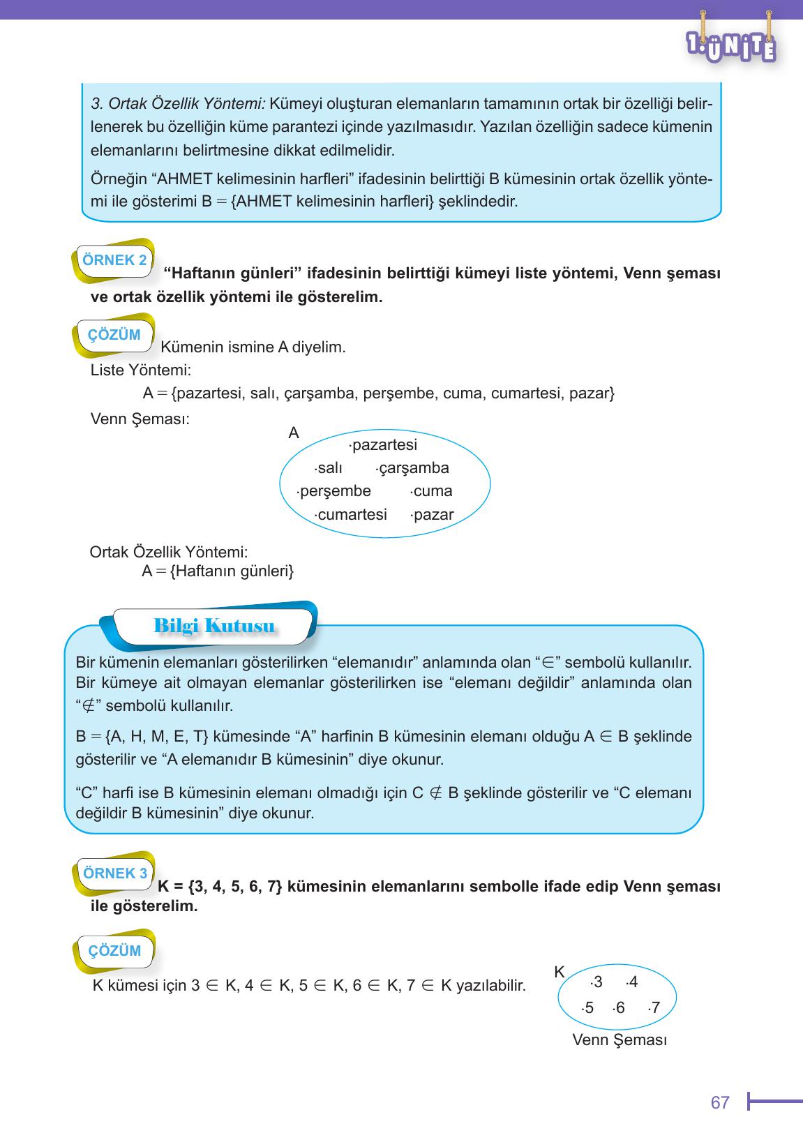 6. Sınıf Meb Yayınları Matematik Ders Kitabı Sayfa 67 Cevapları