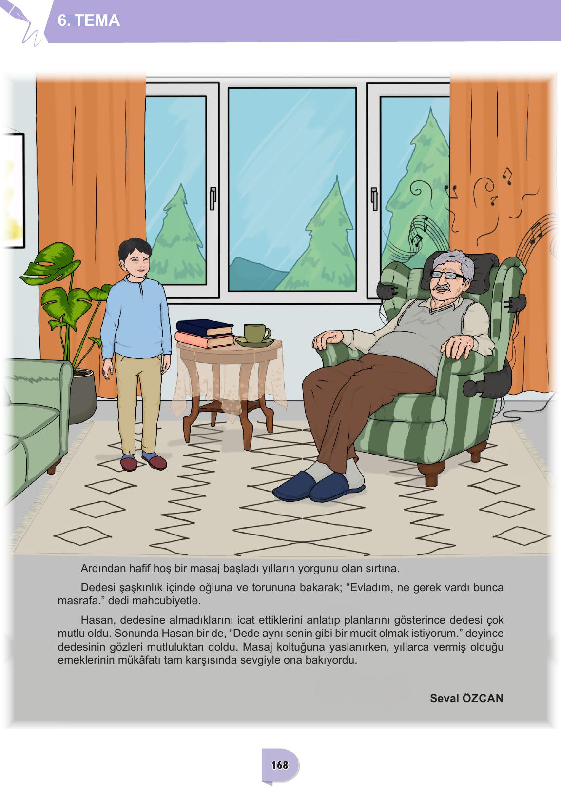 6. Sınıf Meb Yayınları Türkçe Ders Kitabı Sayfa 168 Cevapları