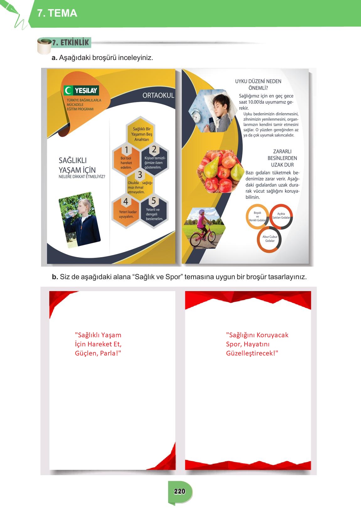 6. Sınıf Meb Yayınları Türkçe Ders Kitabı Sayfa 220 Cevapları