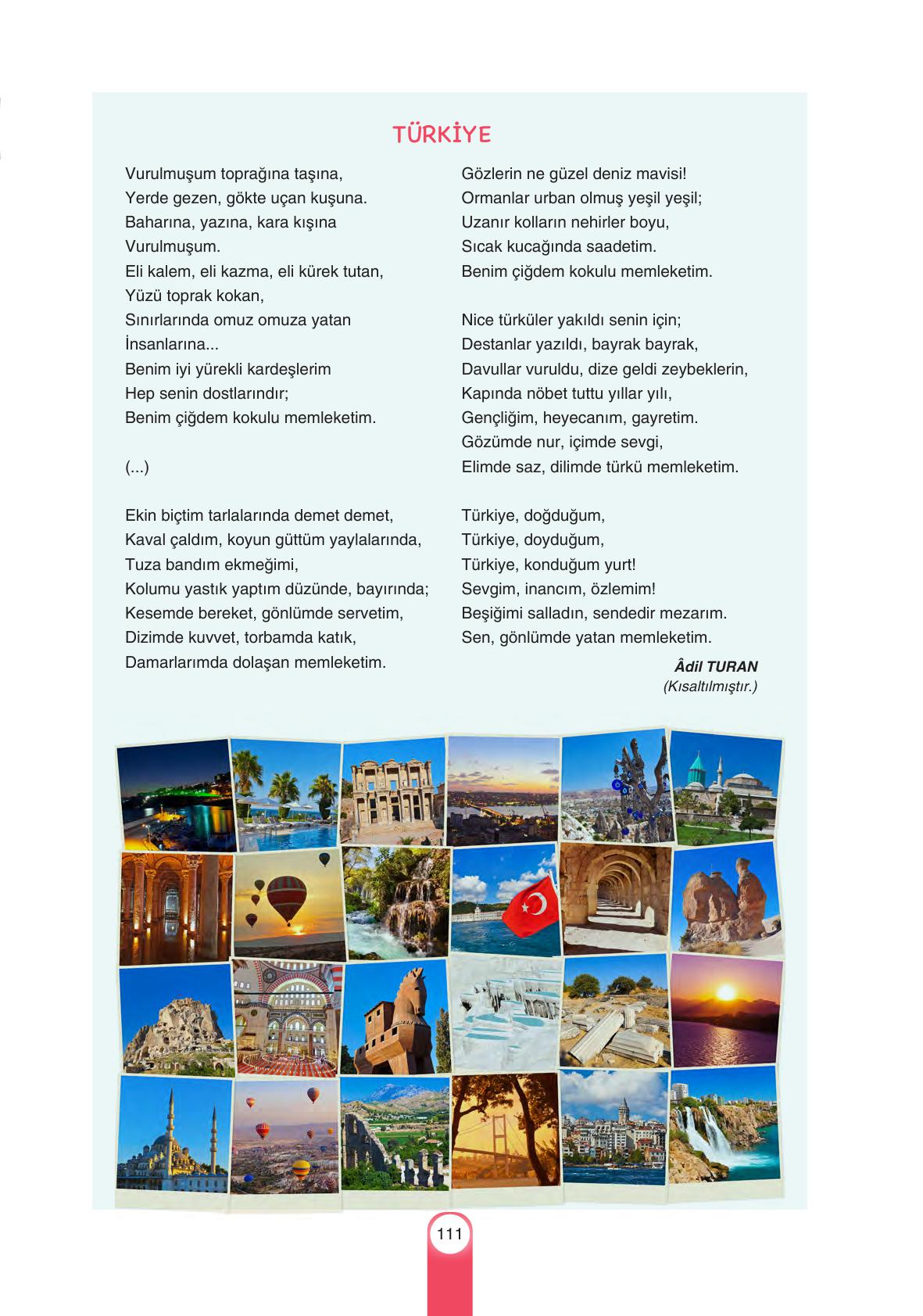 6. Sınıf Yıldırım Yayınları Türkçe Ders Kitabı Sayfa 111 Cevapları 6. Sınıf Yıldırım Yayınları Türkçe Ders Kitabı Sayfa 111 Cevapları