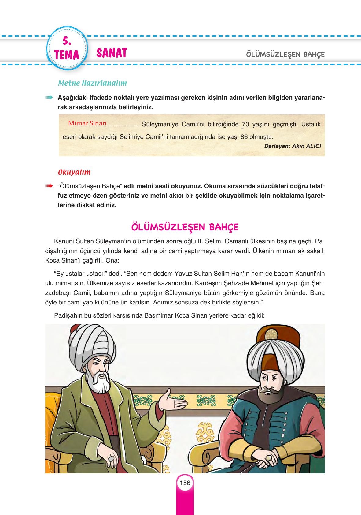 6. Sınıf Yıldırım Yayınları Türkçe Ders Kitabı Sayfa 156 Cevapları 6. Sınıf Yıldırım Yayınları Türkçe Ders Kitabı Sayfa 156 Cevapları