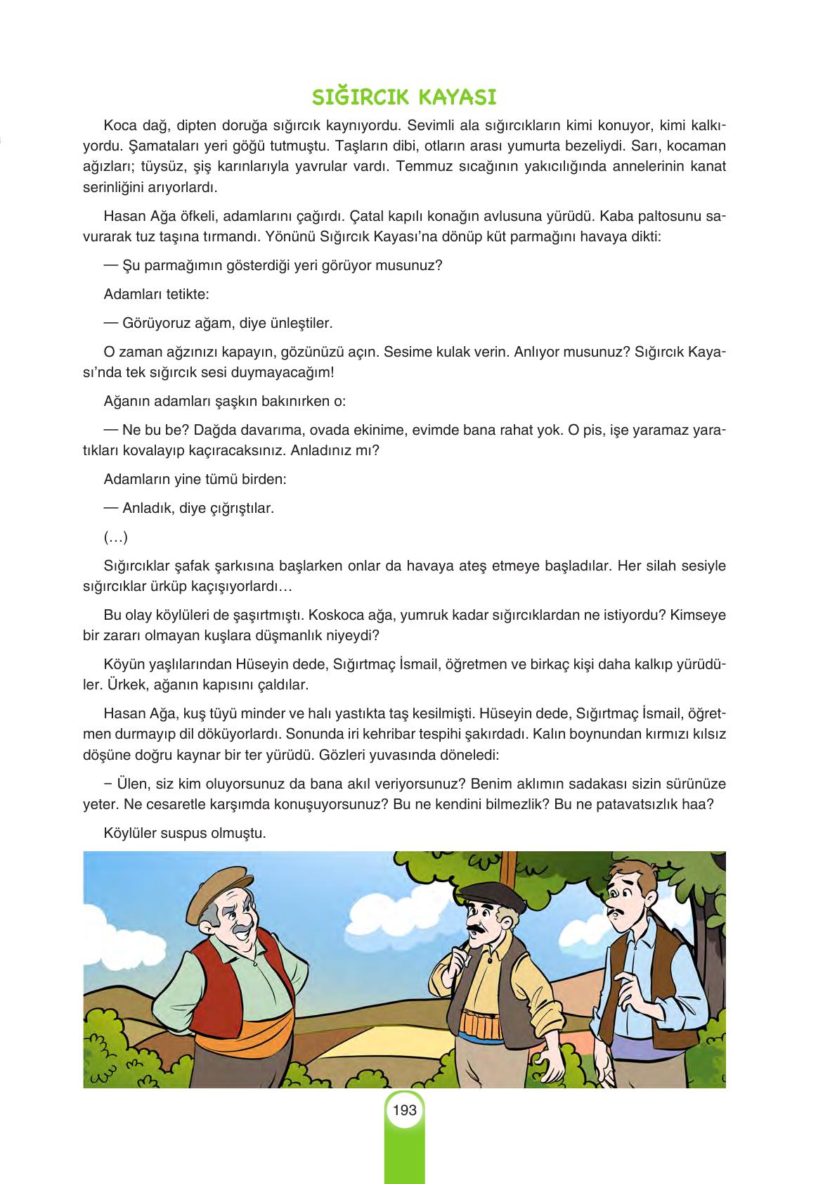 6. Sınıf Yıldırım Yayınları Türkçe Ders Kitabı Sayfa 193 Cevapları 6. Sınıf Yıldırım Yayınları Türkçe Ders Kitabı Sayfa 193 Cevapları