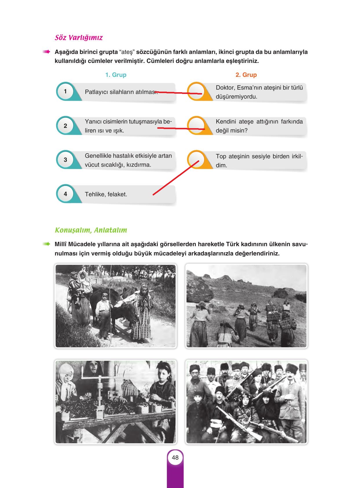 6. Sınıf Yıldırım Yayınları Türkçe Ders Kitabı Sayfa 48 Cevapları 6. Sınıf Yıldırım Yayınları Türkçe Ders Kitabı Sayfa 48 Cevapları