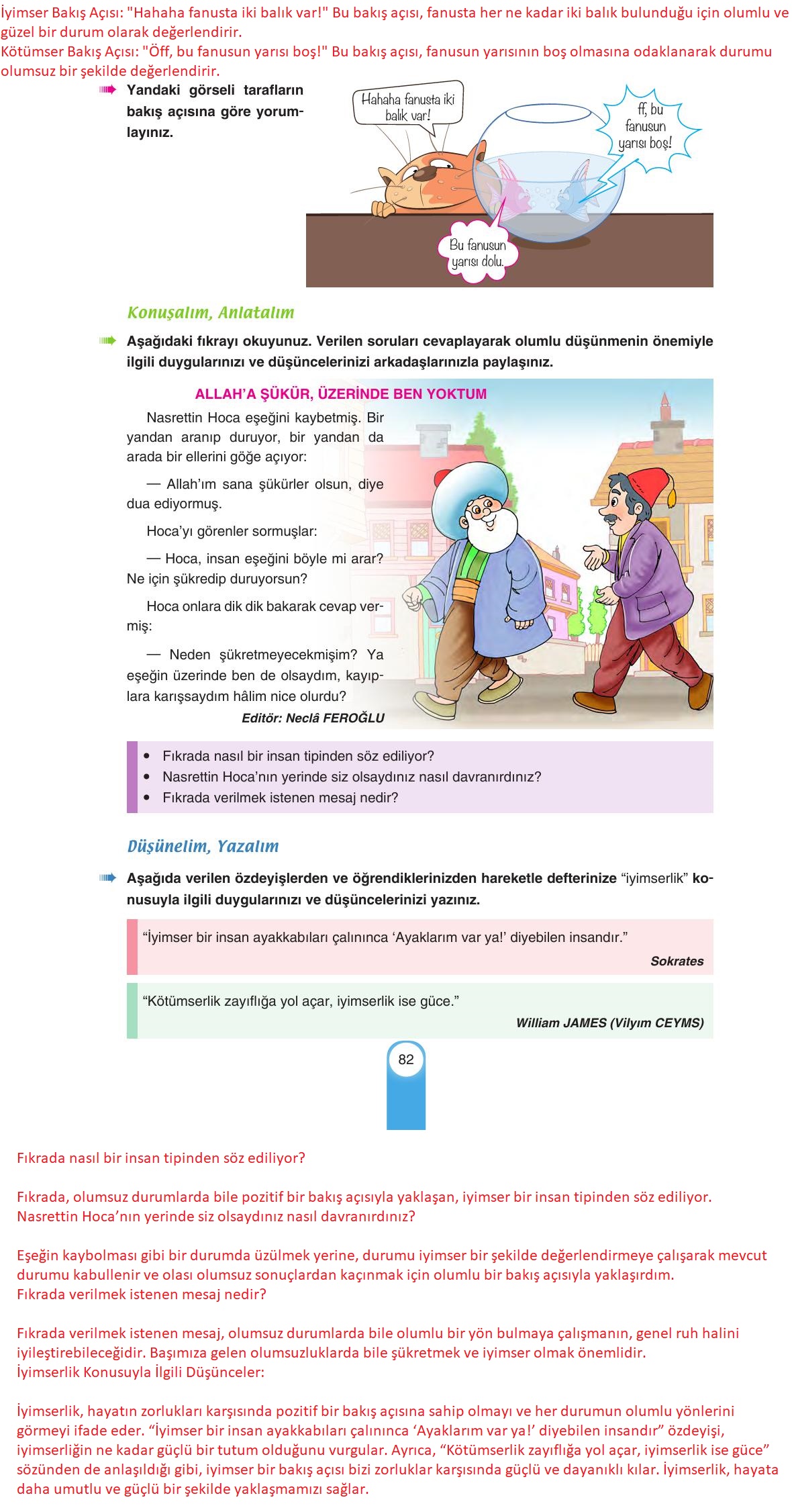 6. Sınıf Yıldırım Yayınları Türkçe Ders Kitabı Sayfa 82 Cevapları 6. Sınıf Yıldırım Yayınları Türkçe Ders Kitabı Sayfa 82 Cevapları
