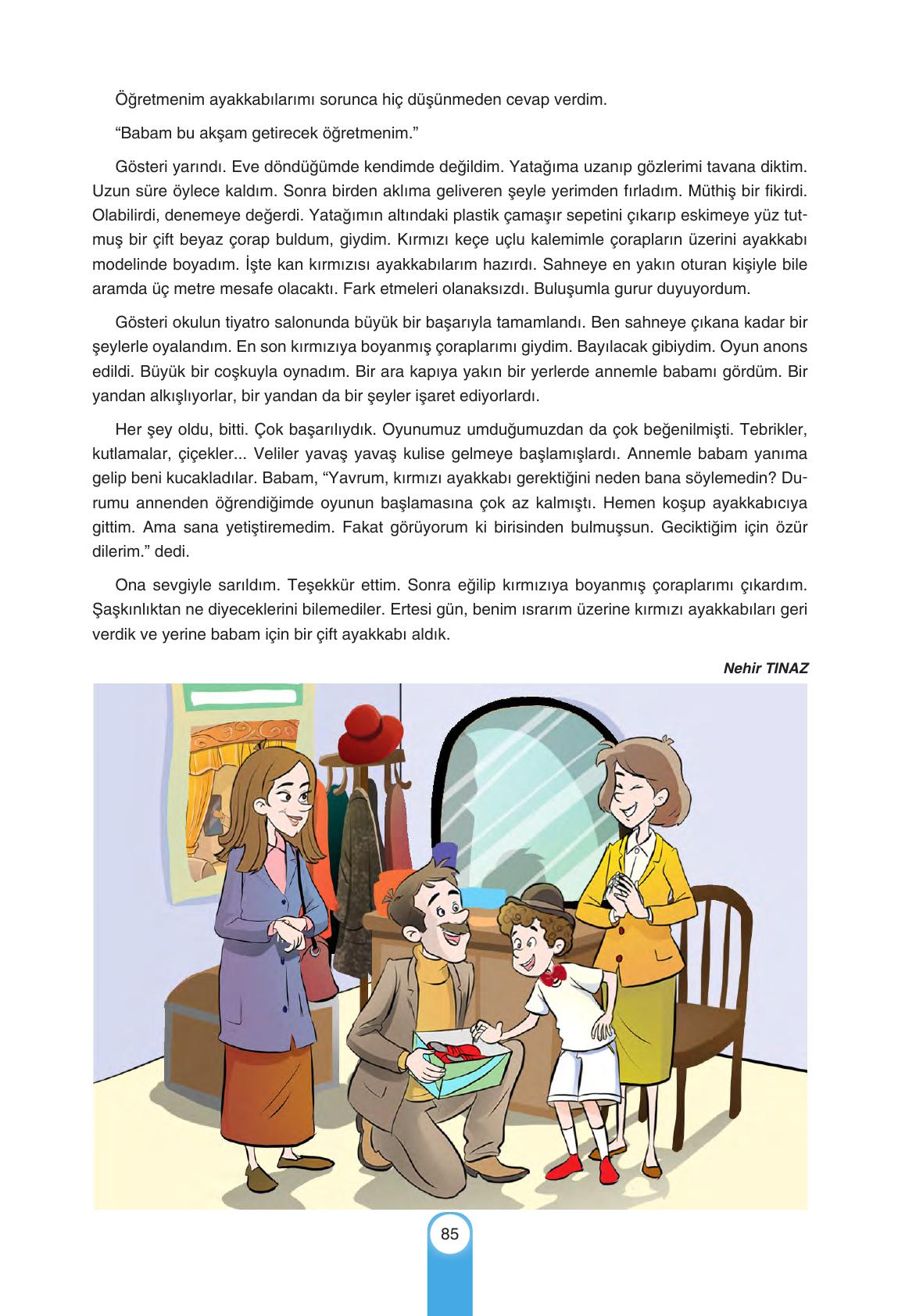 6. Sınıf Yıldırım Yayınları Türkçe Ders Kitabı Sayfa 85 Cevapları 6. Sınıf Yıldırım Yayınları Türkçe Ders Kitabı Sayfa 85 Cevapları