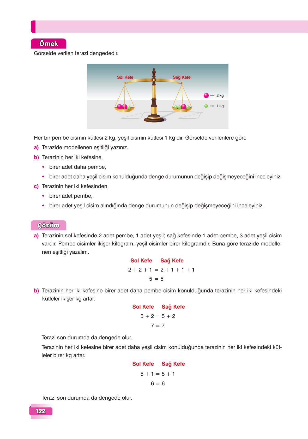7. Sınıf Edat Yayınları Matematik Ders Kitabı Sayfa 122 Cevapları 7. Sınıf Edat Yayınları Matematik Ders Kitabı Sayfa 122 Cevapları