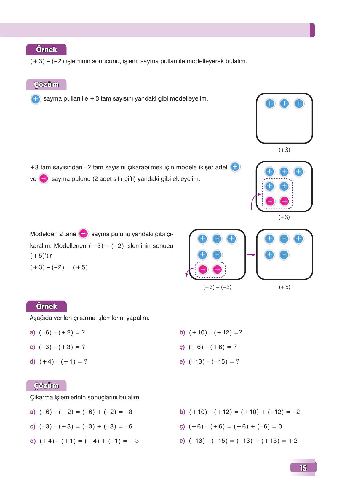 7. Sınıf Edat Yayınları Matematik Ders Kitabı Sayfa 15 Cevapları 7. Sınıf Edat Yayınları Matematik Ders Kitabı Sayfa 15 Cevapları