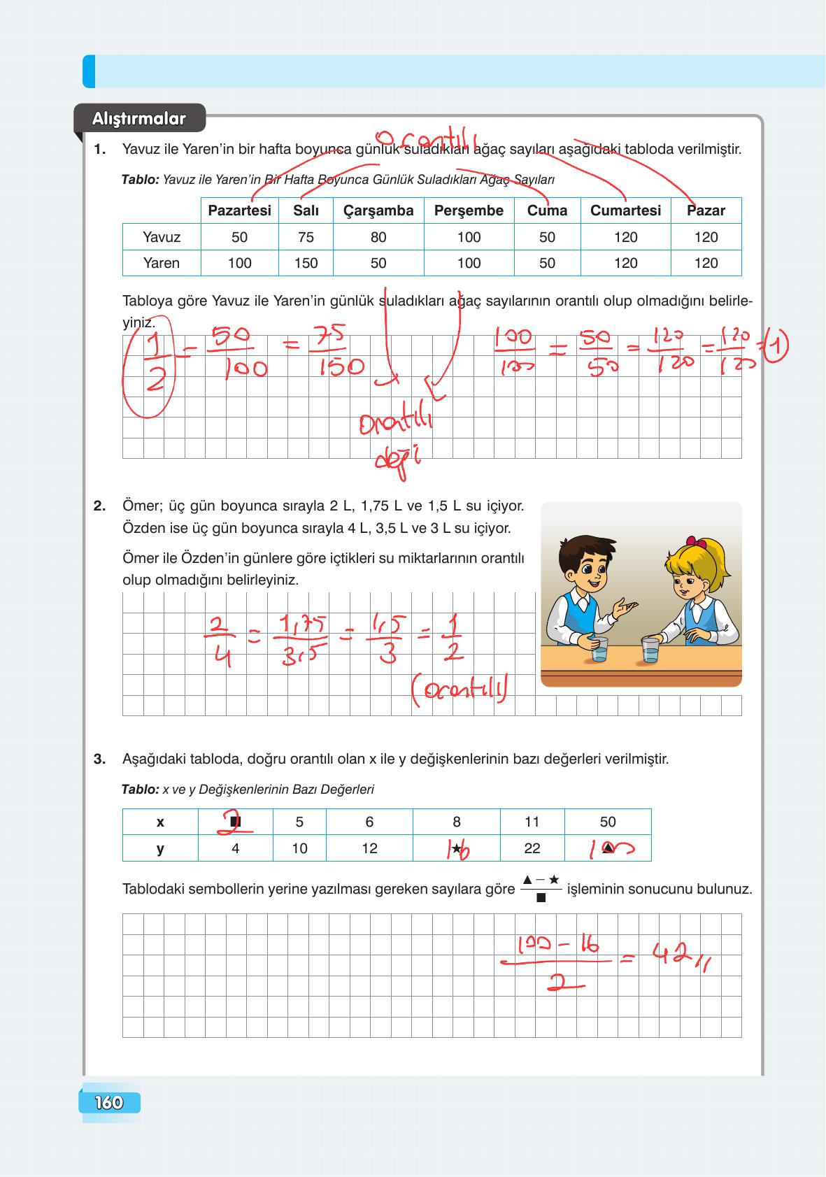 7. Sınıf Edat Yayınları Matematik Ders Kitabı Sayfa 160 Cevapları 7. Sınıf Edat Yayınları Matematik Ders Kitabı Sayfa 160 Cevapları