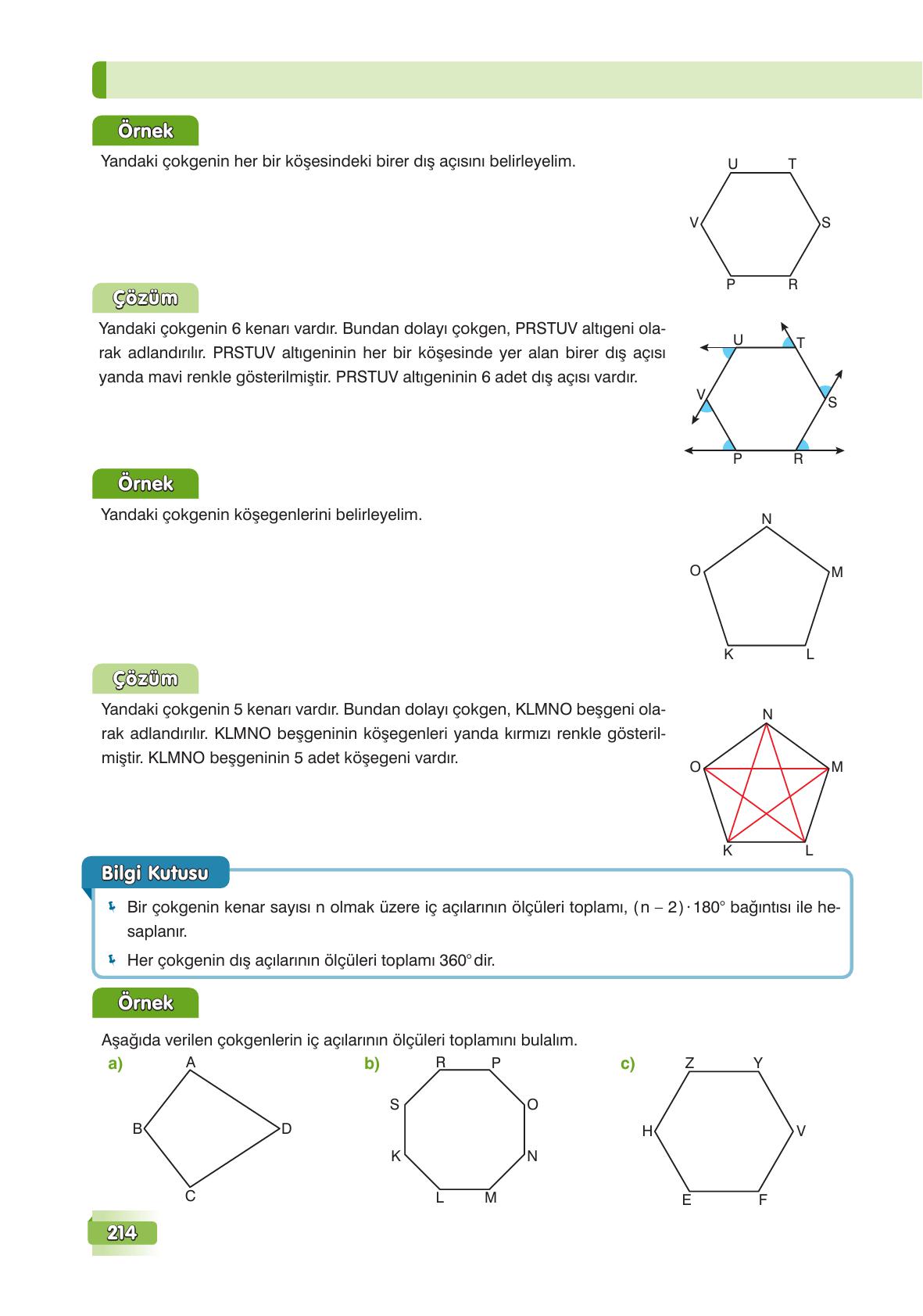 7. Sınıf Edat Yayınları Matematik Ders Kitabı Sayfa 214 Cevapları 7. Sınıf Edat Yayınları Matematik Ders Kitabı Sayfa 214 Cevapları
