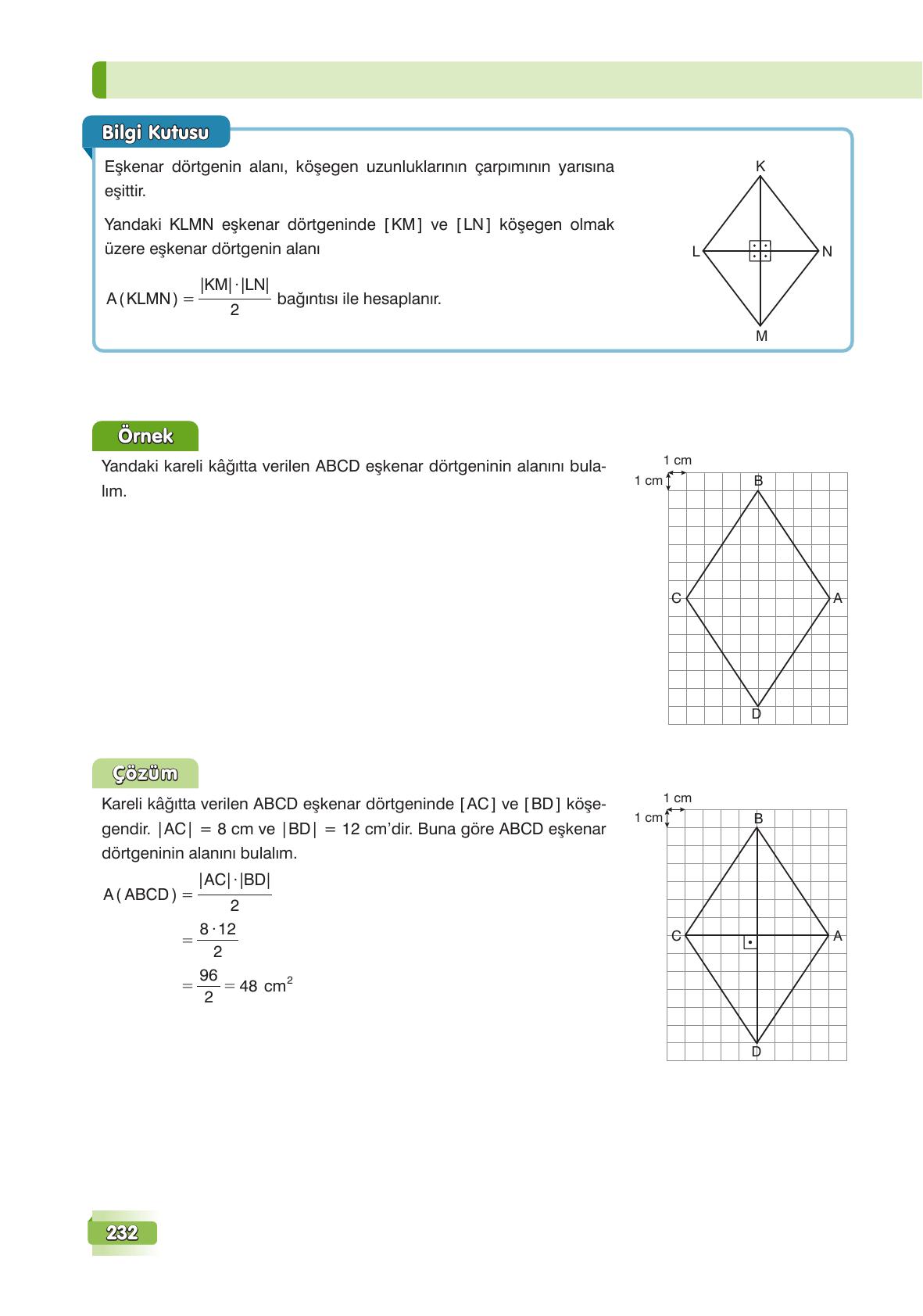 7. Sınıf Edat Yayınları Matematik Ders Kitabı Sayfa 232 Cevapları 7. Sınıf Edat Yayınları Matematik Ders Kitabı Sayfa 232 Cevapları