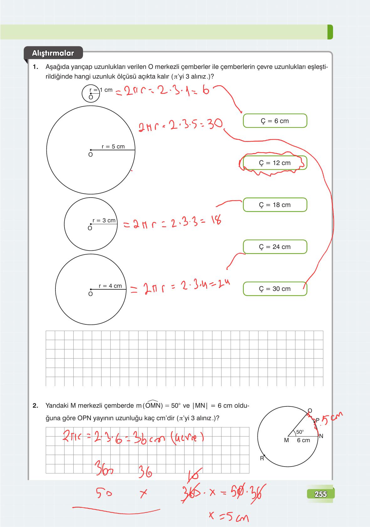 7. Sınıf Edat Yayınları Matematik Ders Kitabı Sayfa 255 Cevapları 7. Sınıf Edat Yayınları Matematik Ders Kitabı Sayfa 255 Cevapları