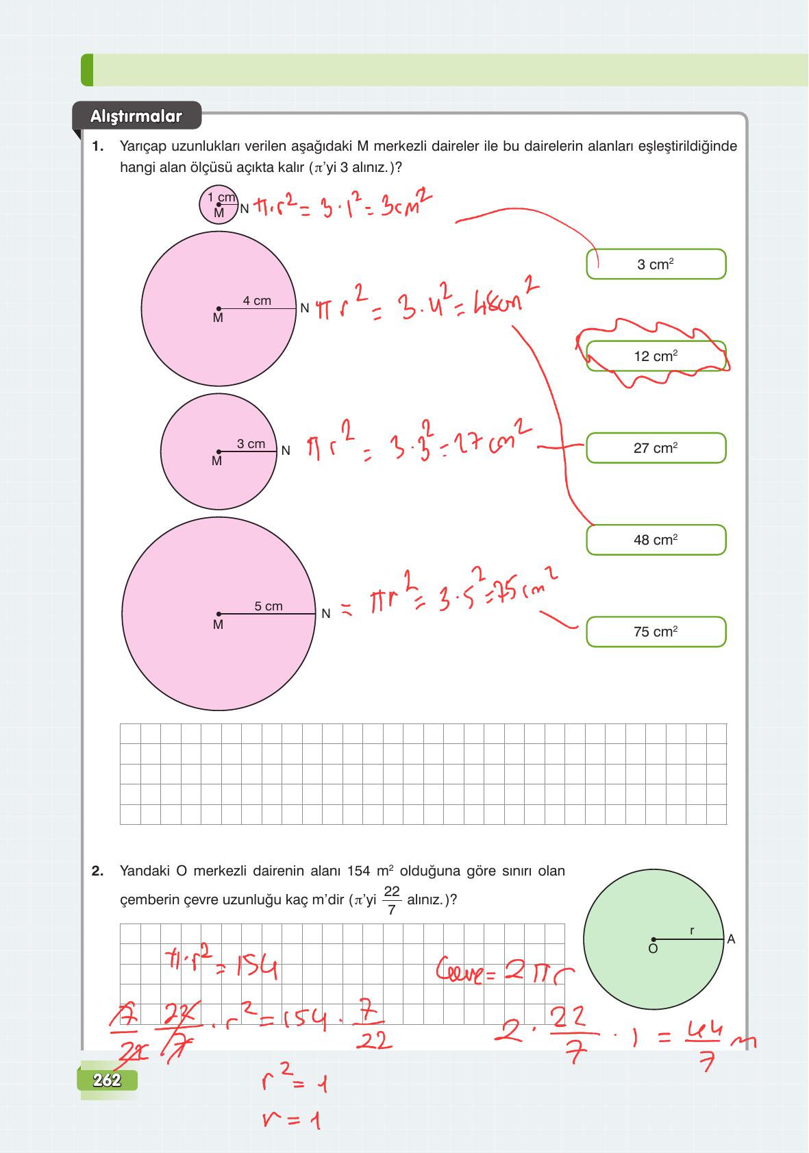 7. Sınıf Edat Yayınları Matematik Ders Kitabı Sayfa 262 Cevapları 7. Sınıf Edat Yayınları Matematik Ders Kitabı Sayfa 262 Cevapları