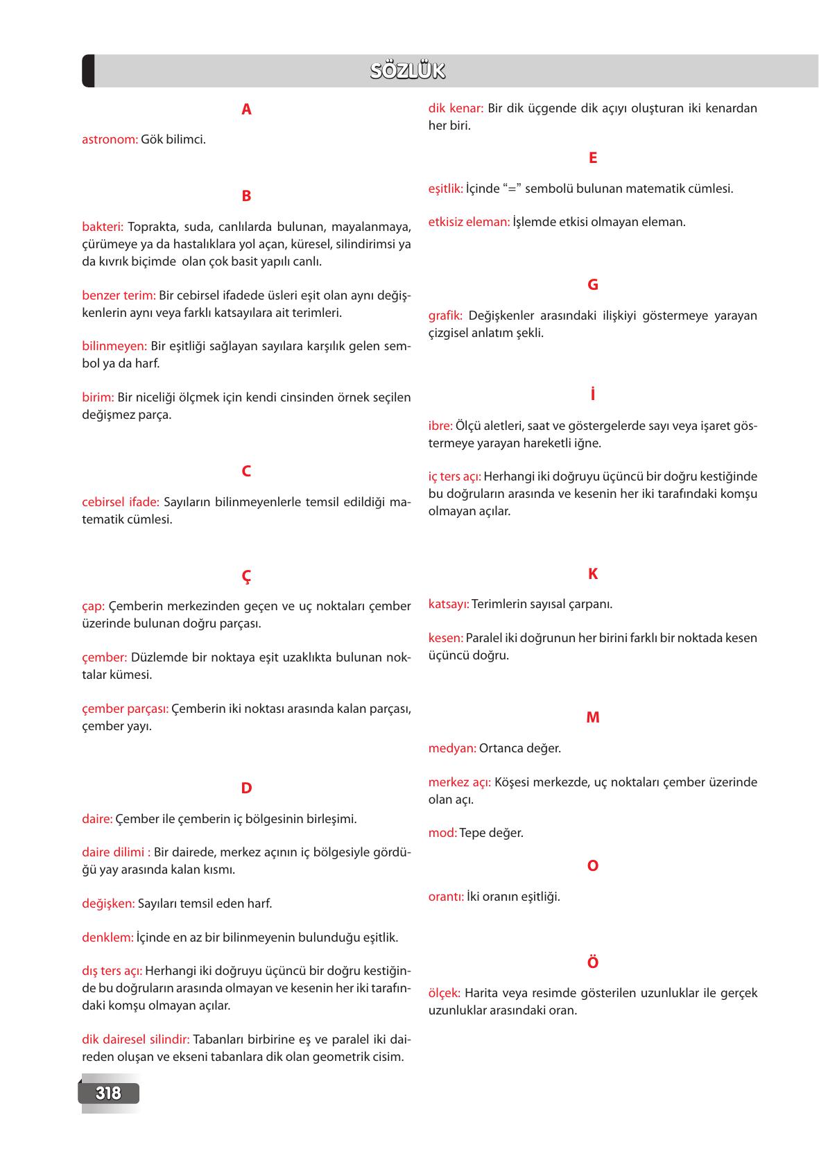 7. Sınıf Edat Yayınları Matematik Ders Kitabı Sayfa 318 Cevapları 7. Sınıf Edat Yayınları Matematik Ders Kitabı Sayfa 318 Cevapları