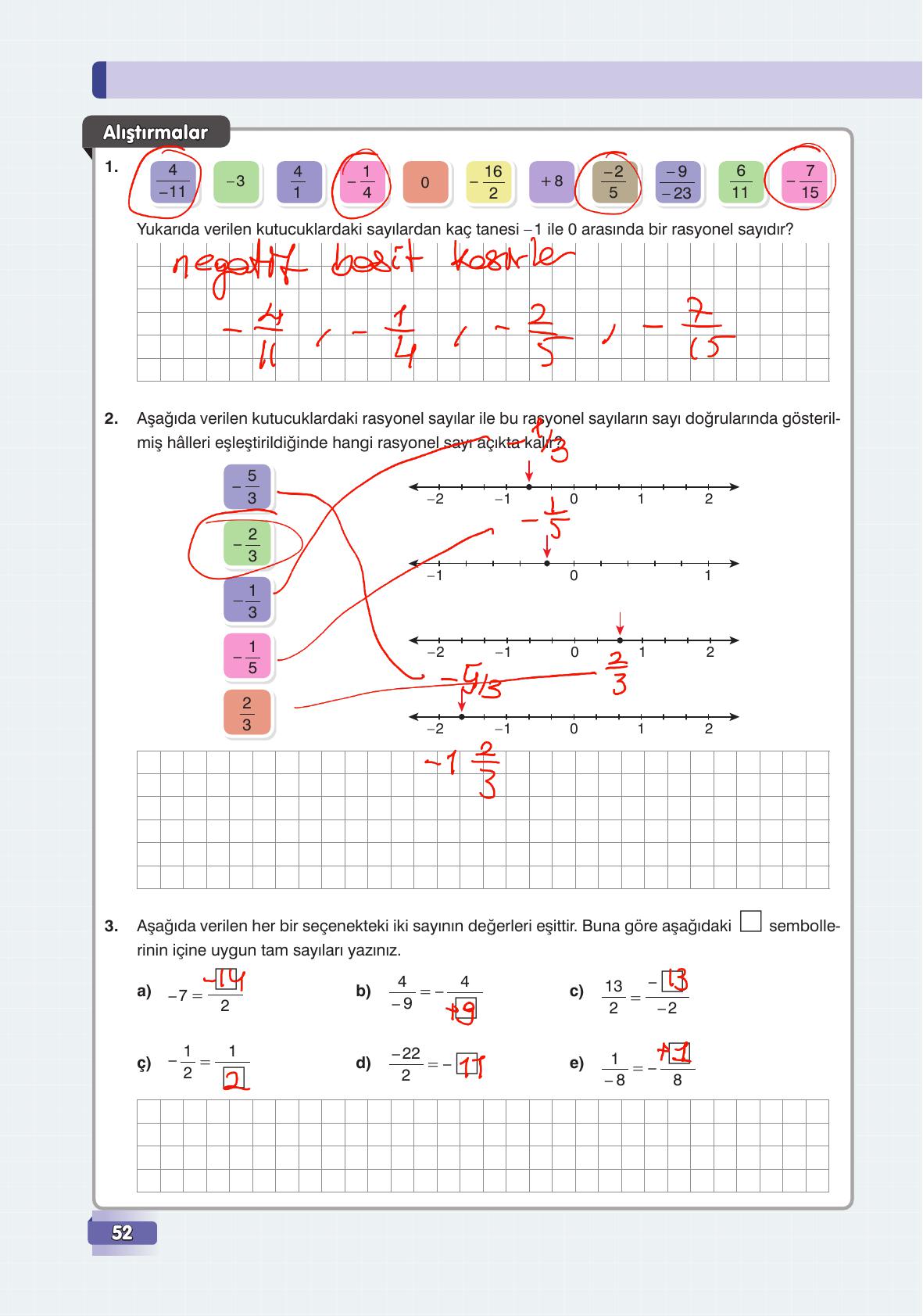 7. Sınıf Edat Yayınları Matematik Ders Kitabı Sayfa 52 Cevapları 7. Sınıf Edat Yayınları Matematik Ders Kitabı Sayfa 52 Cevapları