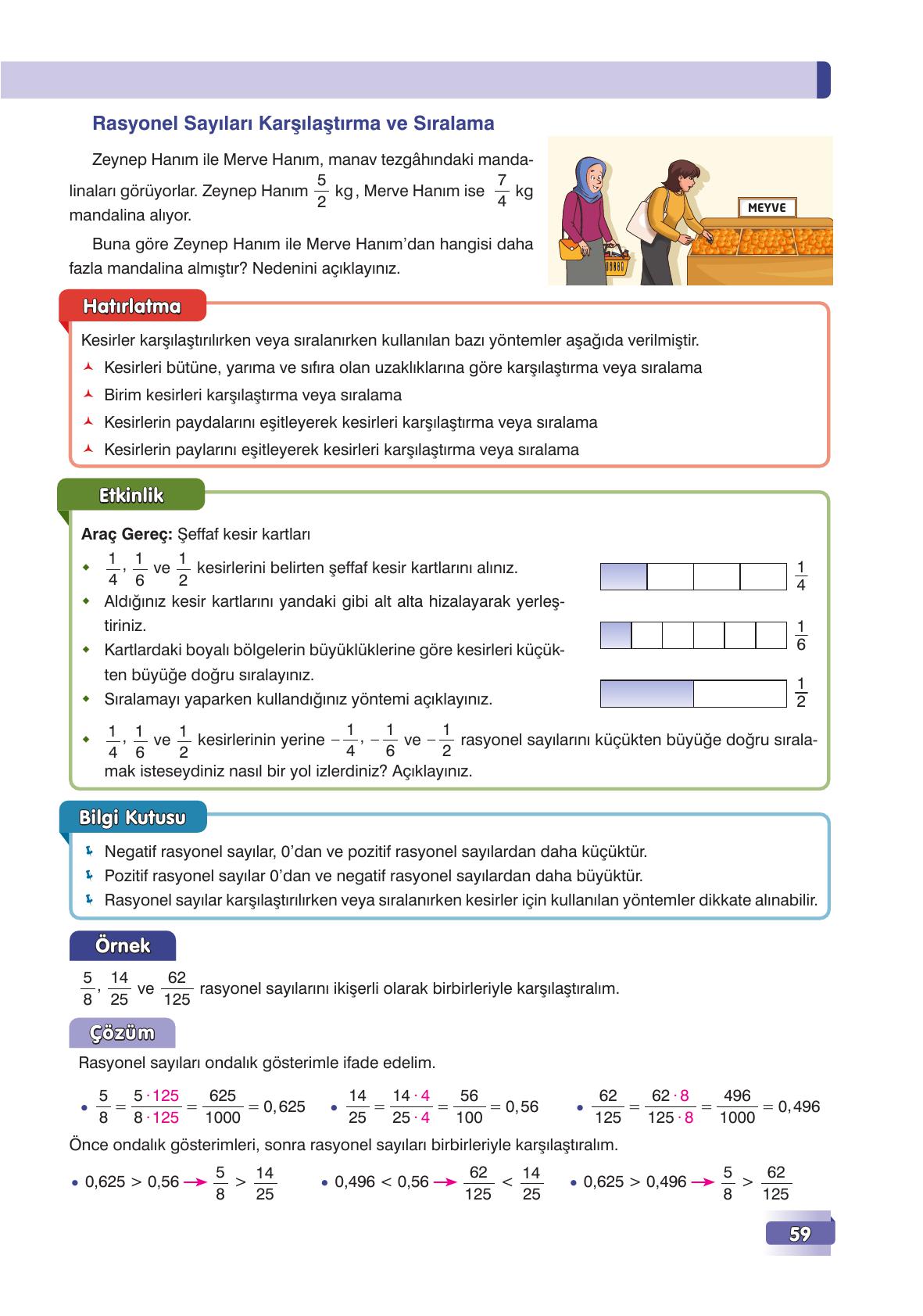 7. Sınıf Edat Yayınları Matematik Ders Kitabı Sayfa 59 Cevapları 7. Sınıf Edat Yayınları Matematik Ders Kitabı Sayfa 59 Cevapları