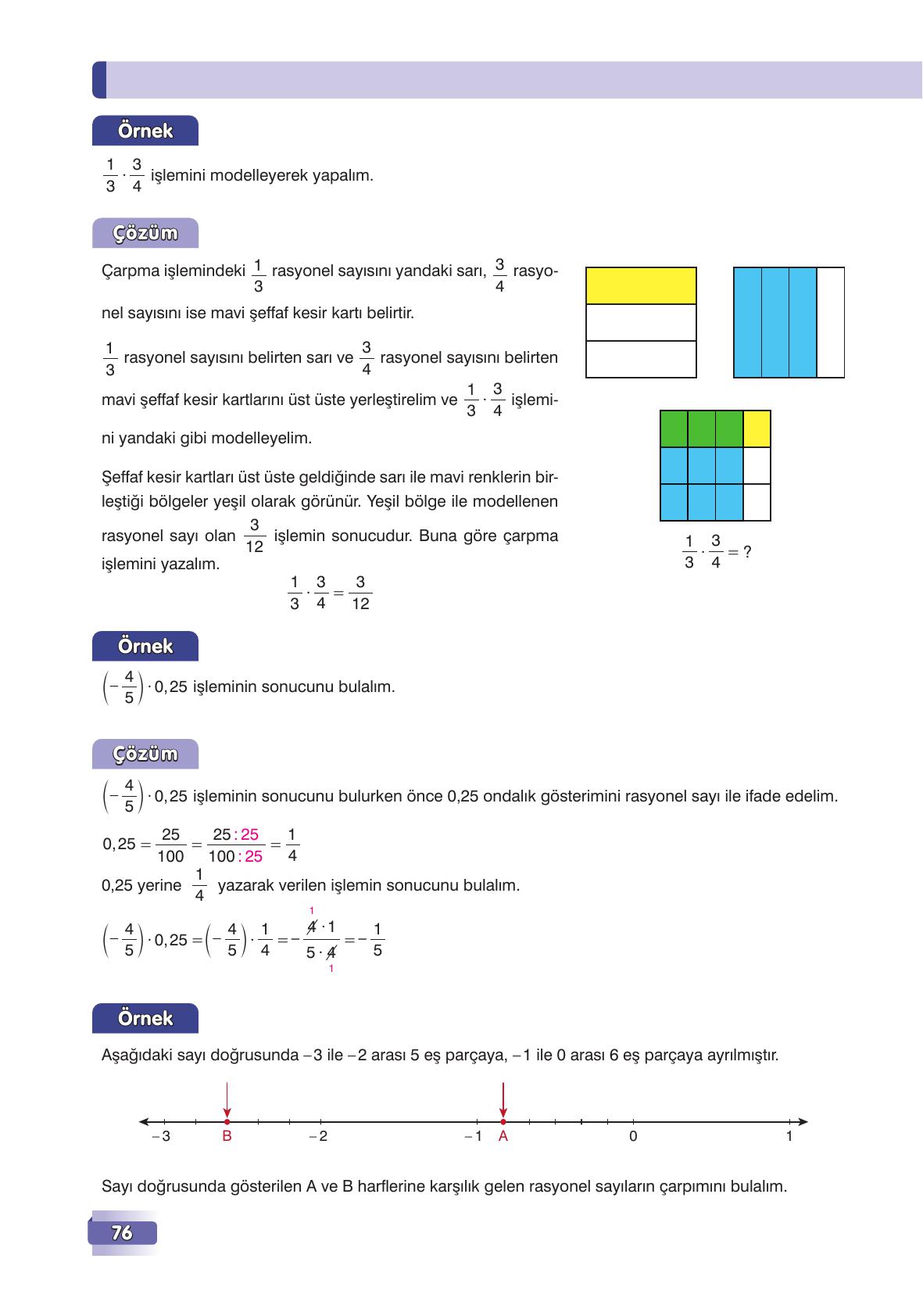 7. Sınıf Edat Yayınları Matematik Ders Kitabı Sayfa 76 Cevapları 7. Sınıf Edat Yayınları Matematik Ders Kitabı Sayfa 76 Cevapları