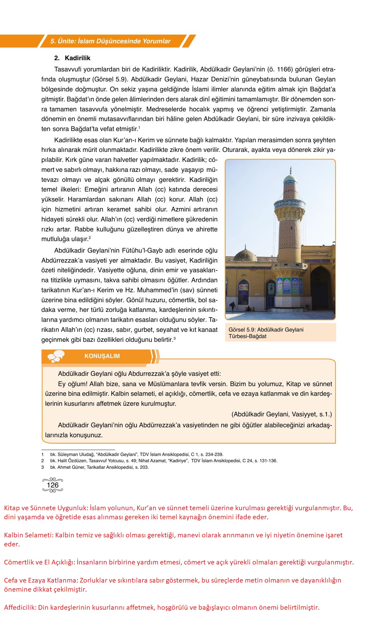 7. Sınıf Erkad Yayıncılık Din Kültürü Ve Ahlak Bilgisi Ders Kitabı Sayfa 126 Cevapları 7. Sınıf Erkad Yayıncılık Din Kültürü Ve Ahlak Bilgisi Ders Kitabı Sayfa 126 Cevapları